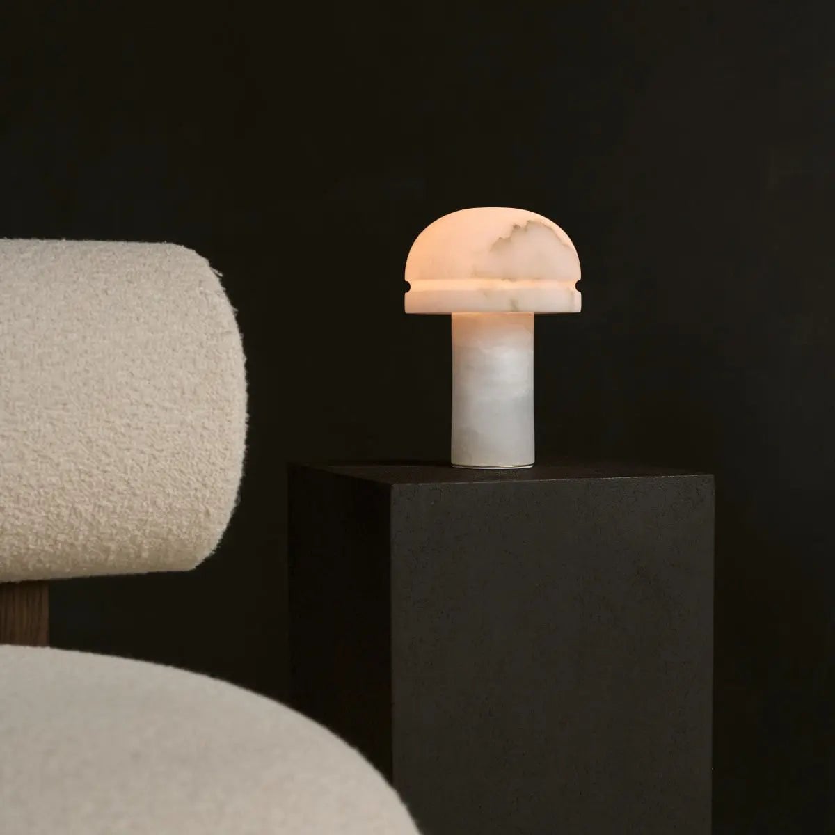 Leonardo Alabaster Bordlampe