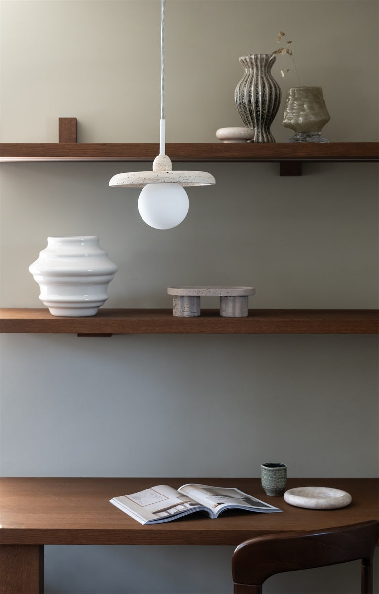 Tivoli dia.25 x h 16cm disc, Hvid, loftlampe