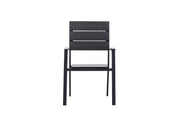 Venture Home Levels stol (stackable) 2-pack - Black Alu / Black Aintwood