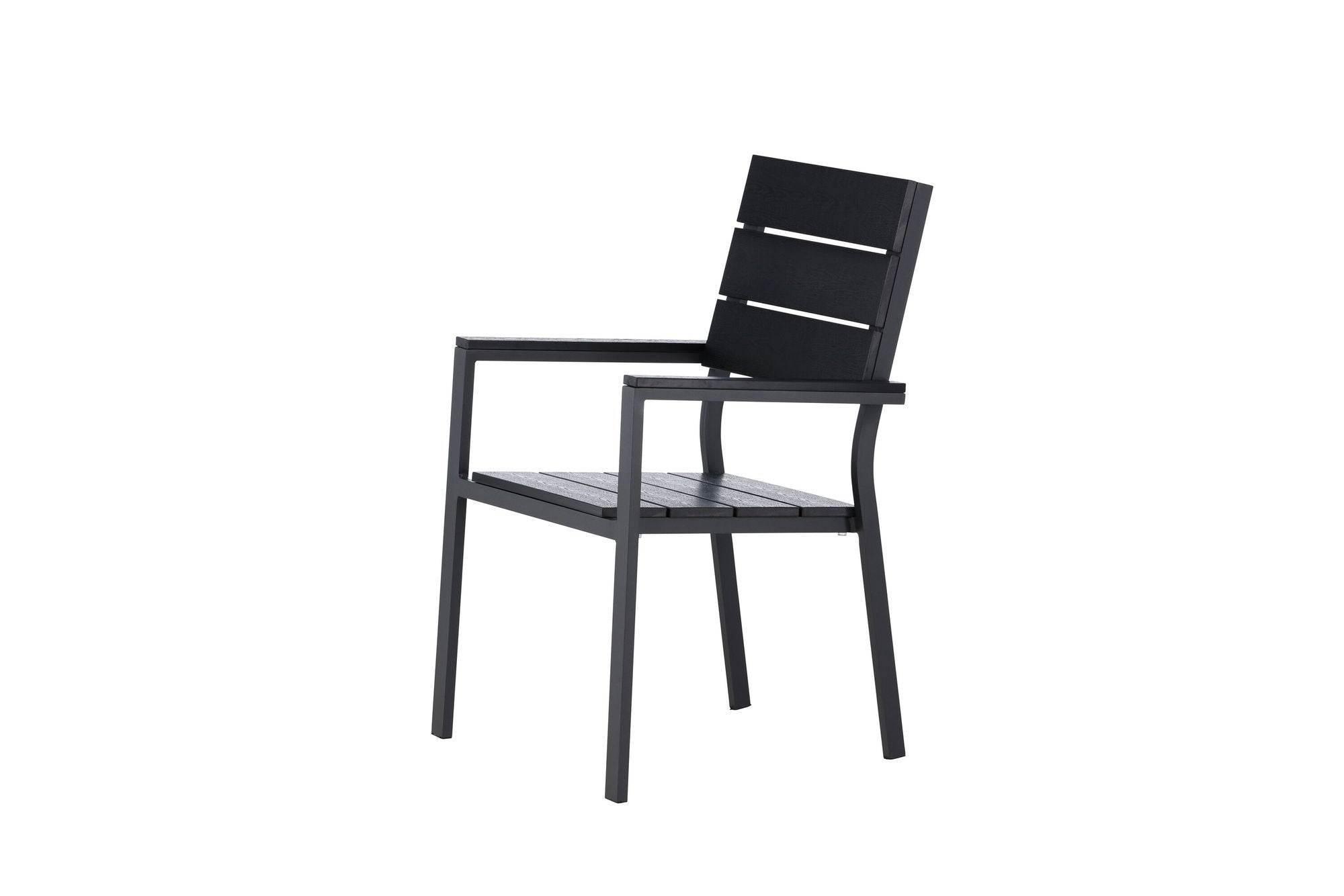 Venture Home Levels stol (stackable) 2-pack - Black Alu / Black Aintwood