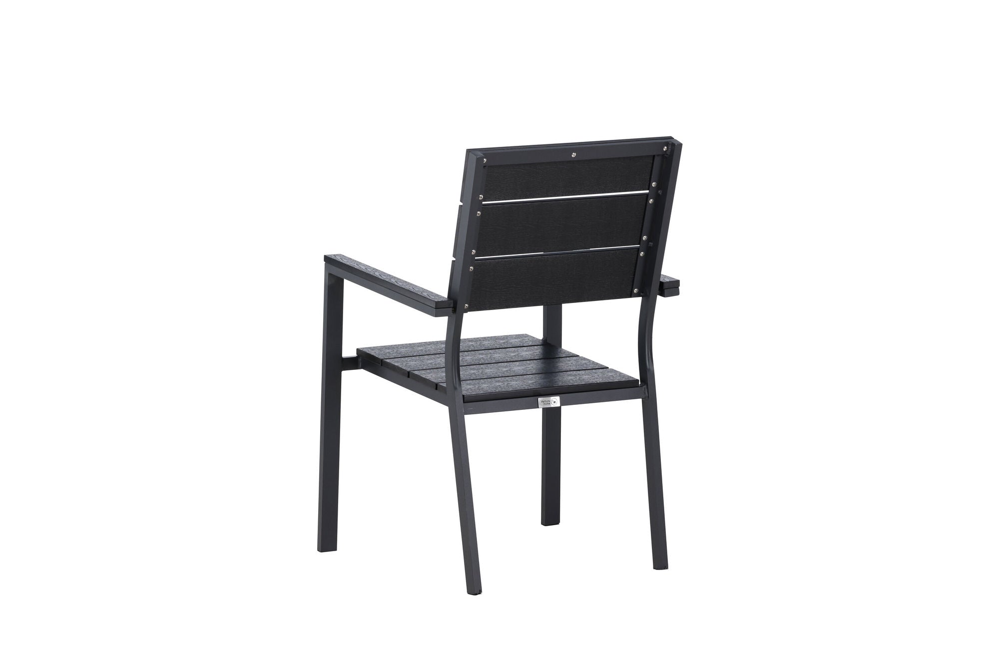 Venture Home Levels stol (stackable) 2-pack - Black Alu / Black Aintwood