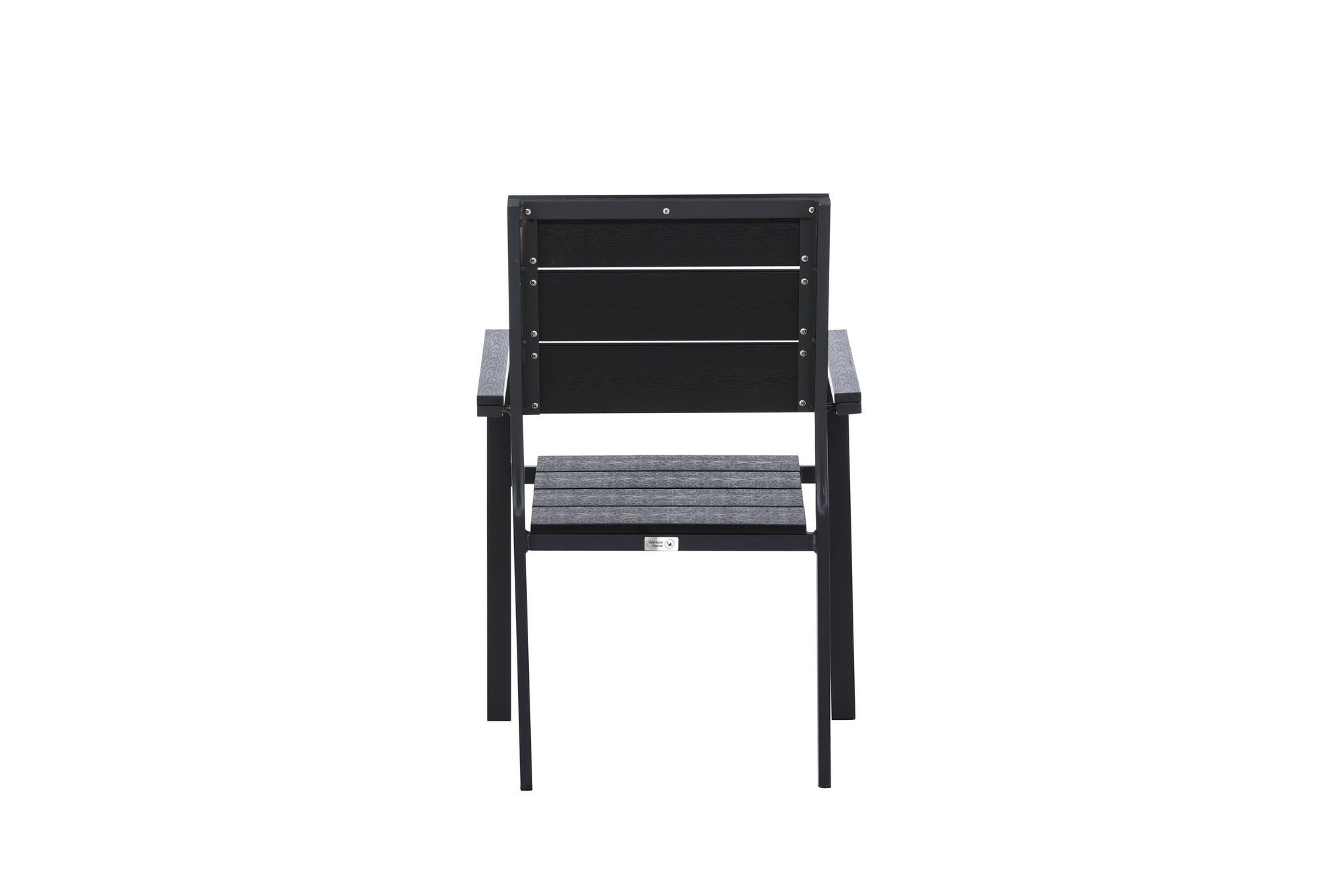 Venture Home Levels stol (stackable) 2-pack - Black Alu / Black Aintwood
