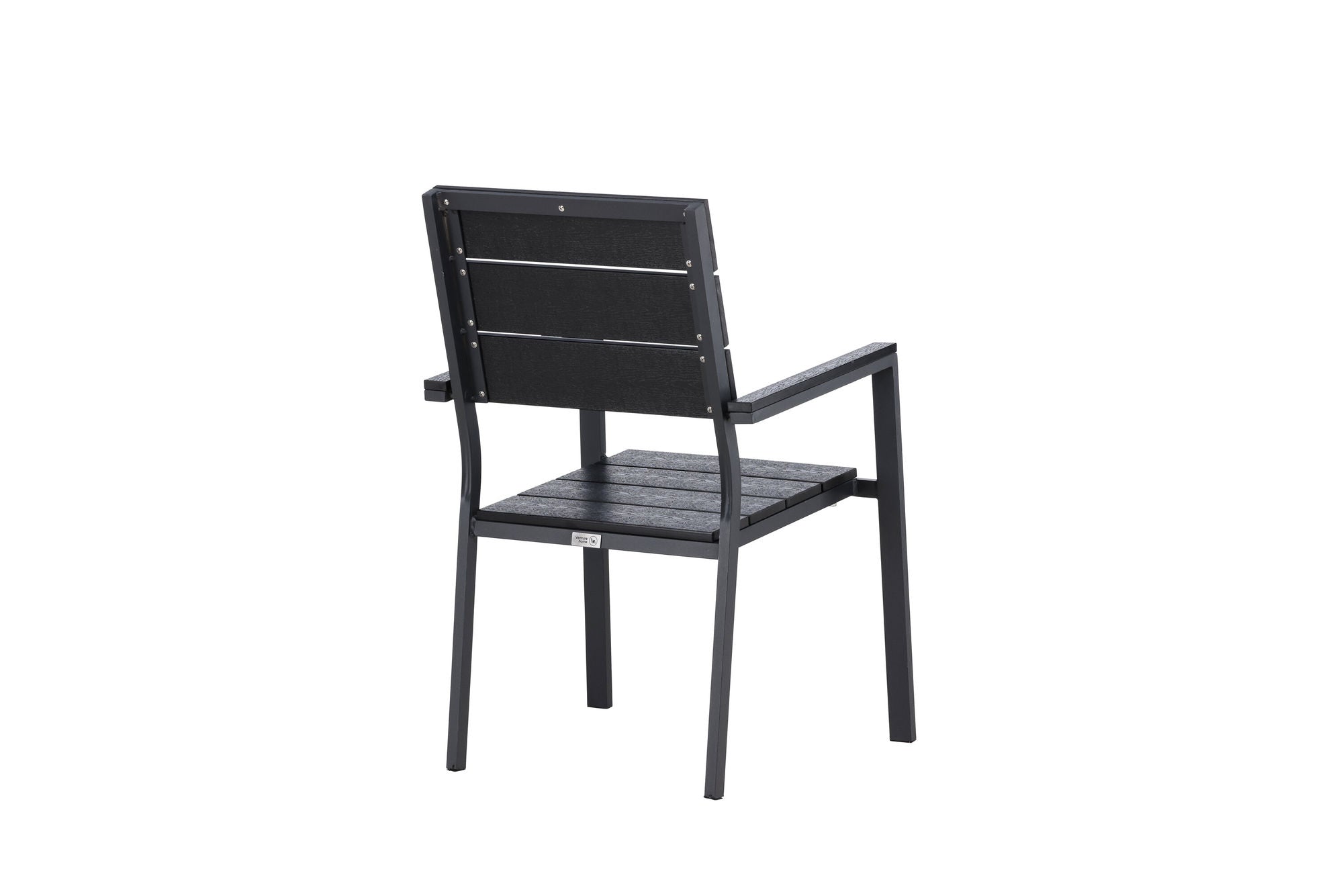Venture Home Levels stol (stackable) 2-pack - Black Alu / Black Aintwood