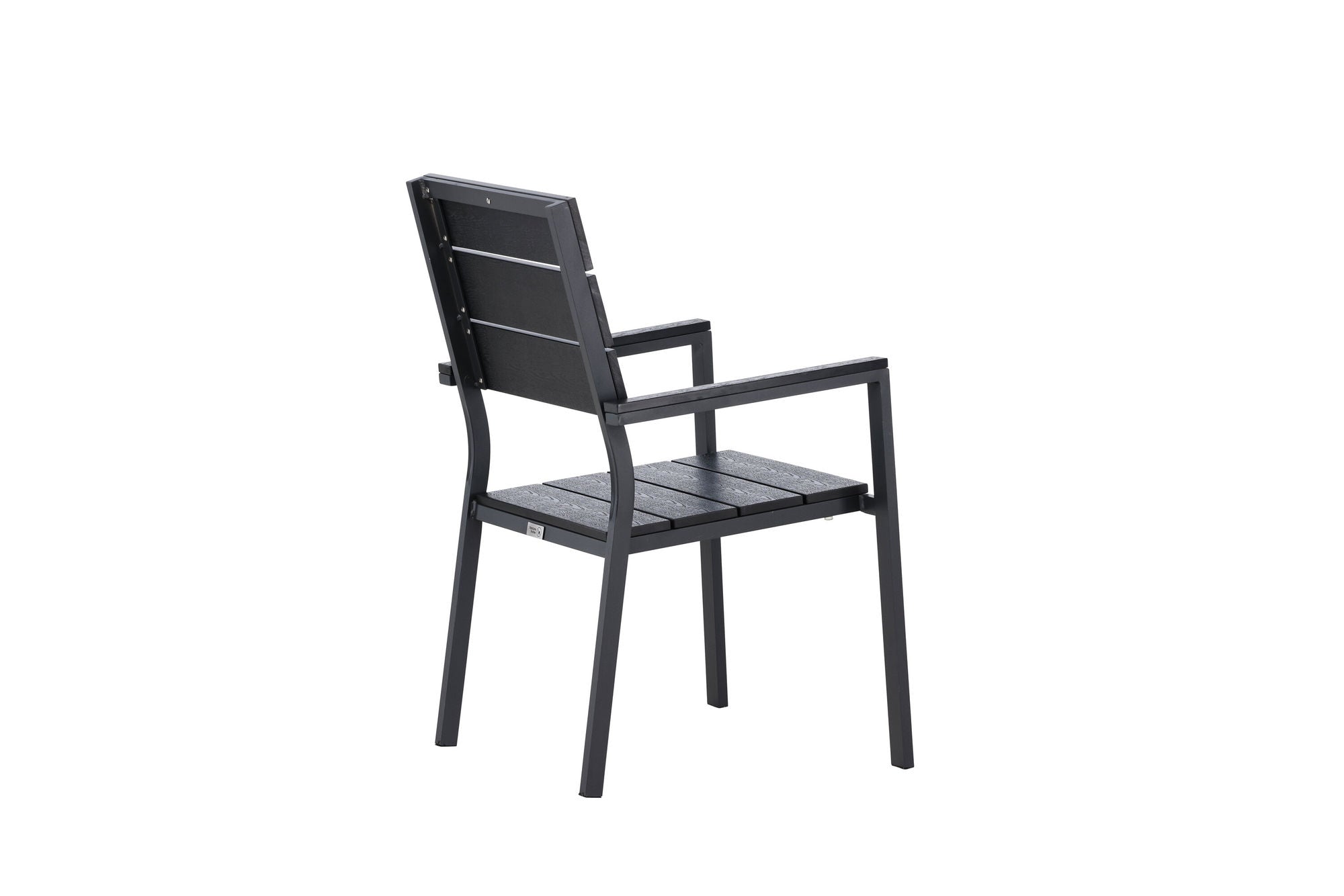 Venture Home Levels stol (stackable) 2-pack - Black Alu / Black Aintwood