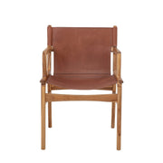 Bloomingville Ollie Loungestol, Brun, Læder