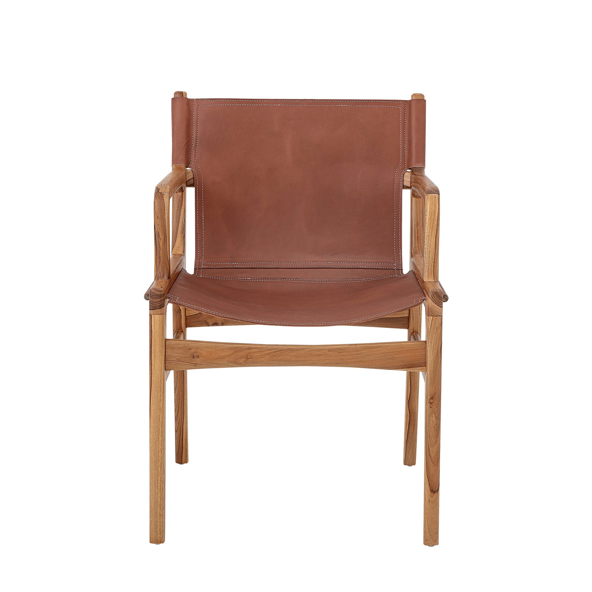 Bloomingville Ollie Loungestol, Brun, Læder