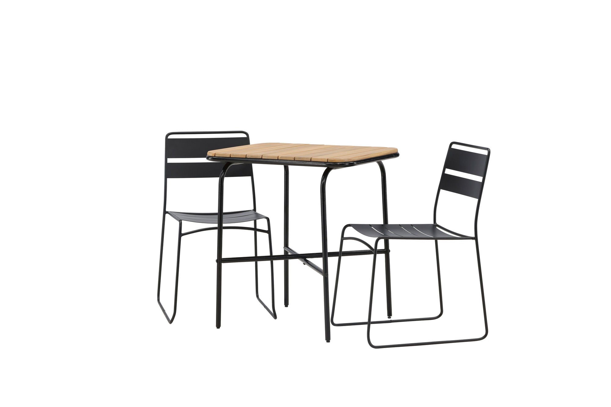 Venture Home Holmbeck Cafebord Steel - Black / Rectangular 55*70*74 +Lina Spisebordsstol - Black _2