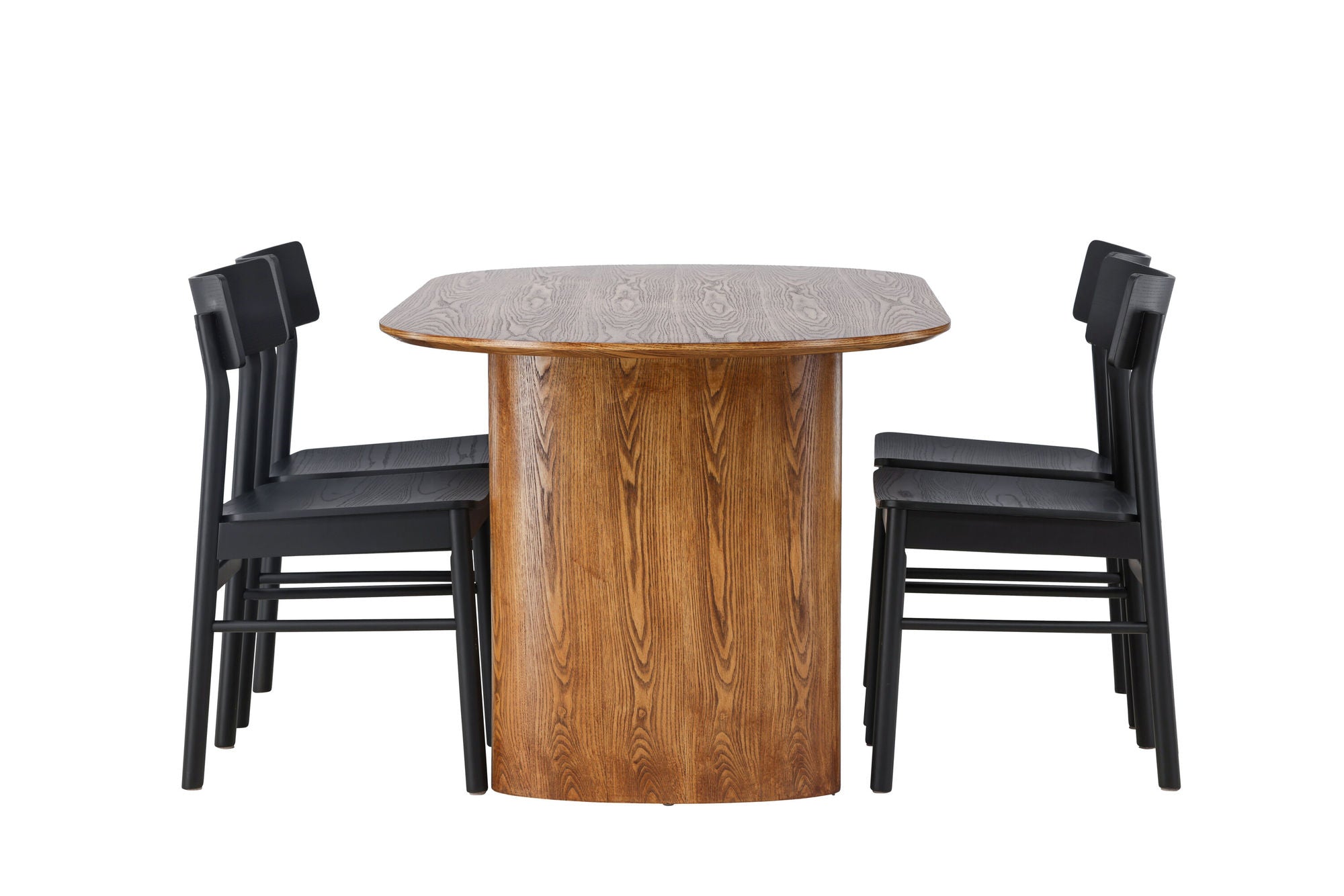 Venture Home Isolde spisebord 140*75 - Nature / Nature MDF +Montros Spisebordsstol - Natural / Natural Rubberwood _4