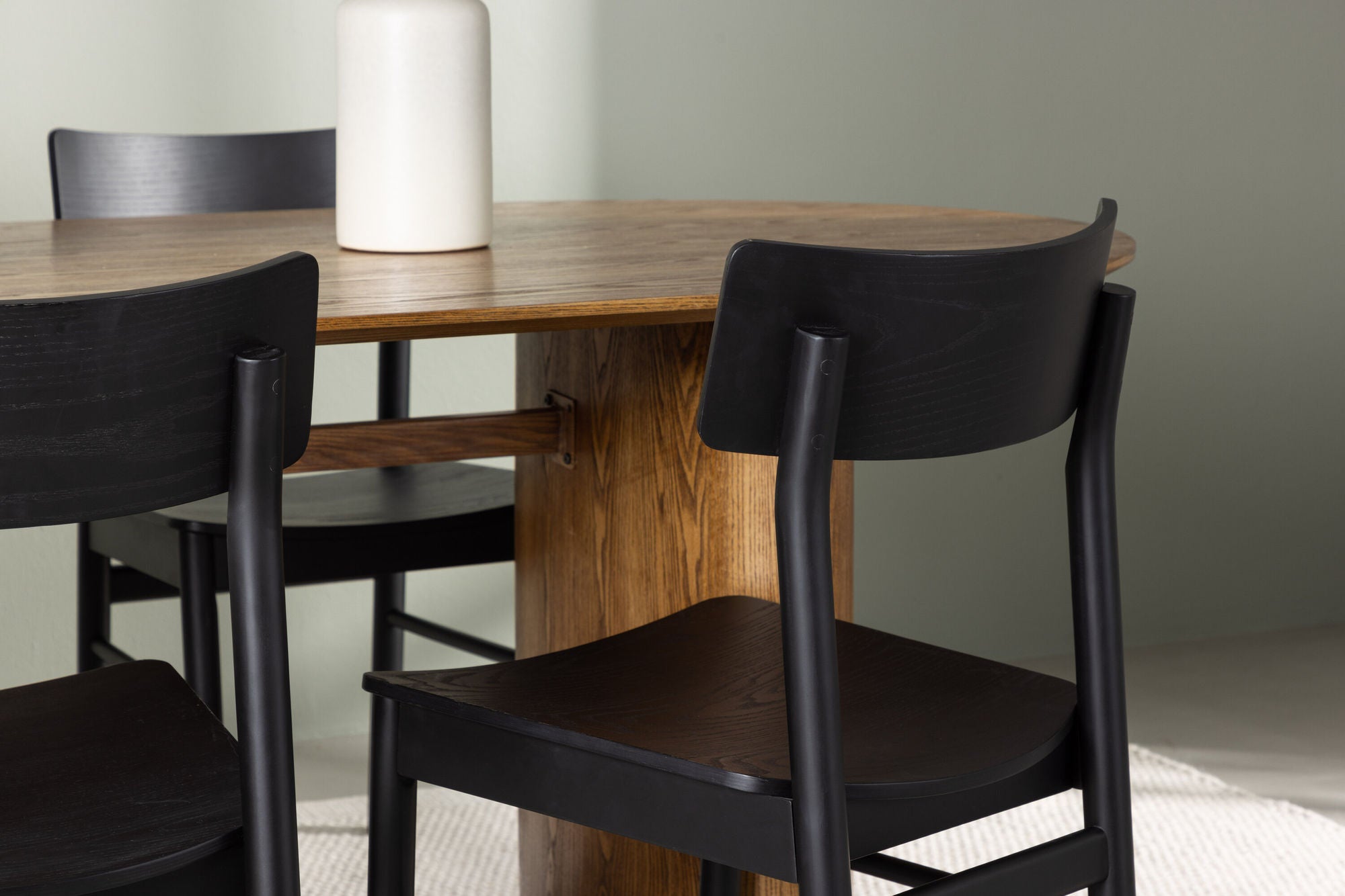 Venture Home Isolde spisebord 140*75 - Nature / Nature MDF +Montros Spisebordsstol - Natural / Natural Rubberwood _4