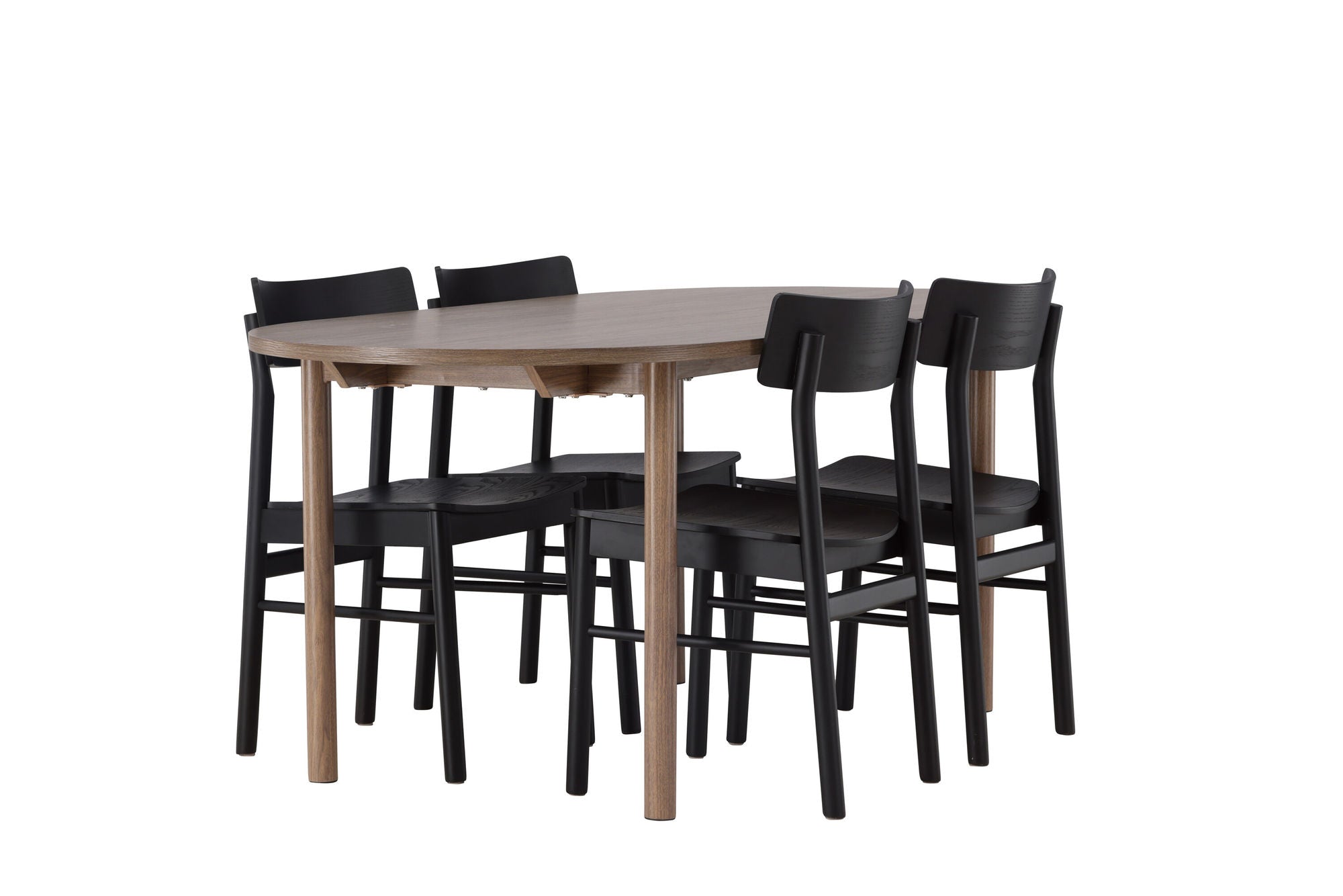 Venture Home Andy spisebord 180*75 - Natural / Natural MDF +Montros Spisebordsstol - Natural / Natural Rubberwood _4