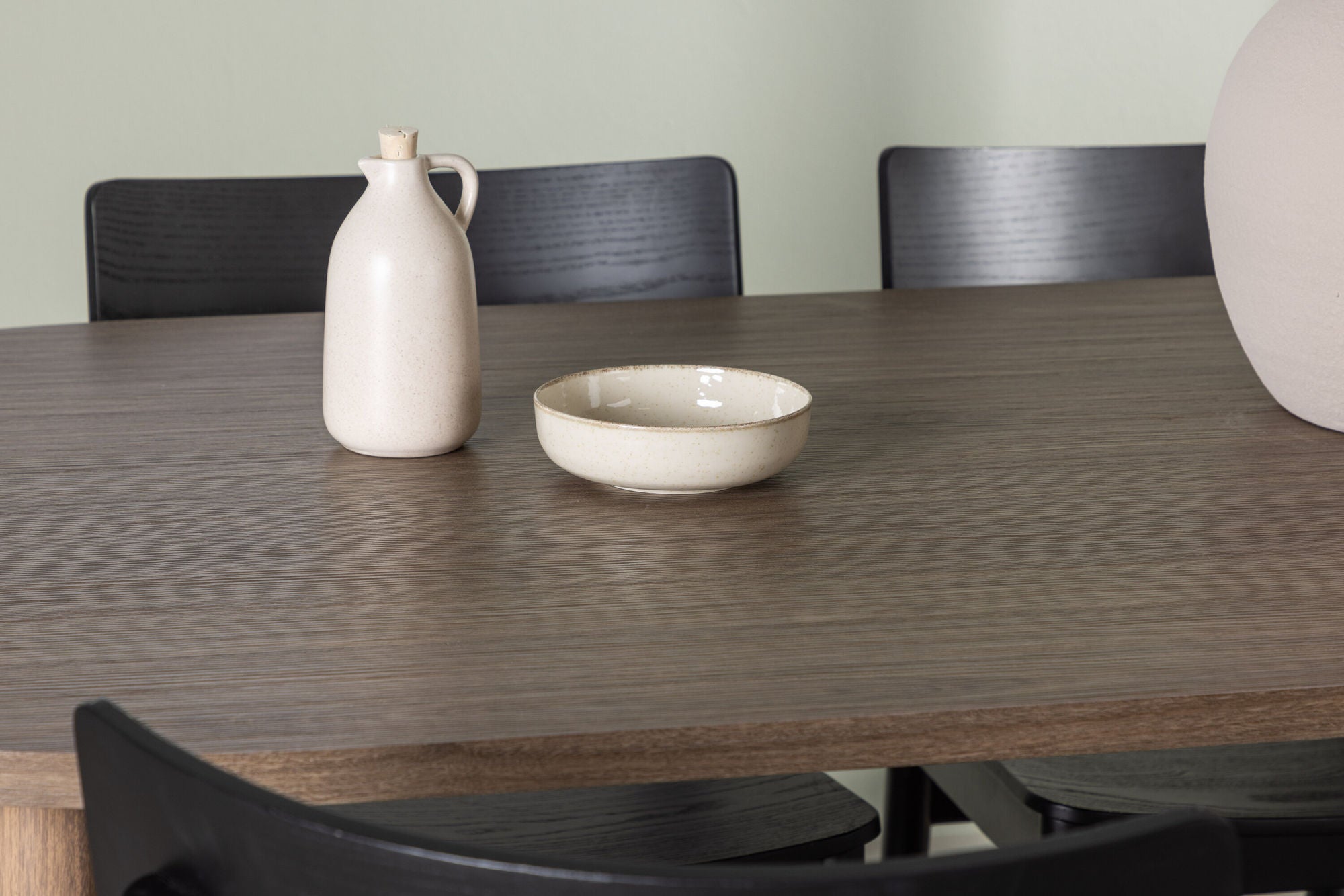 Venture Home Andy spisebord 180*75 - Natural / Natural MDF +Montros Spisebordsstol - Natural / Natural Rubberwood _4