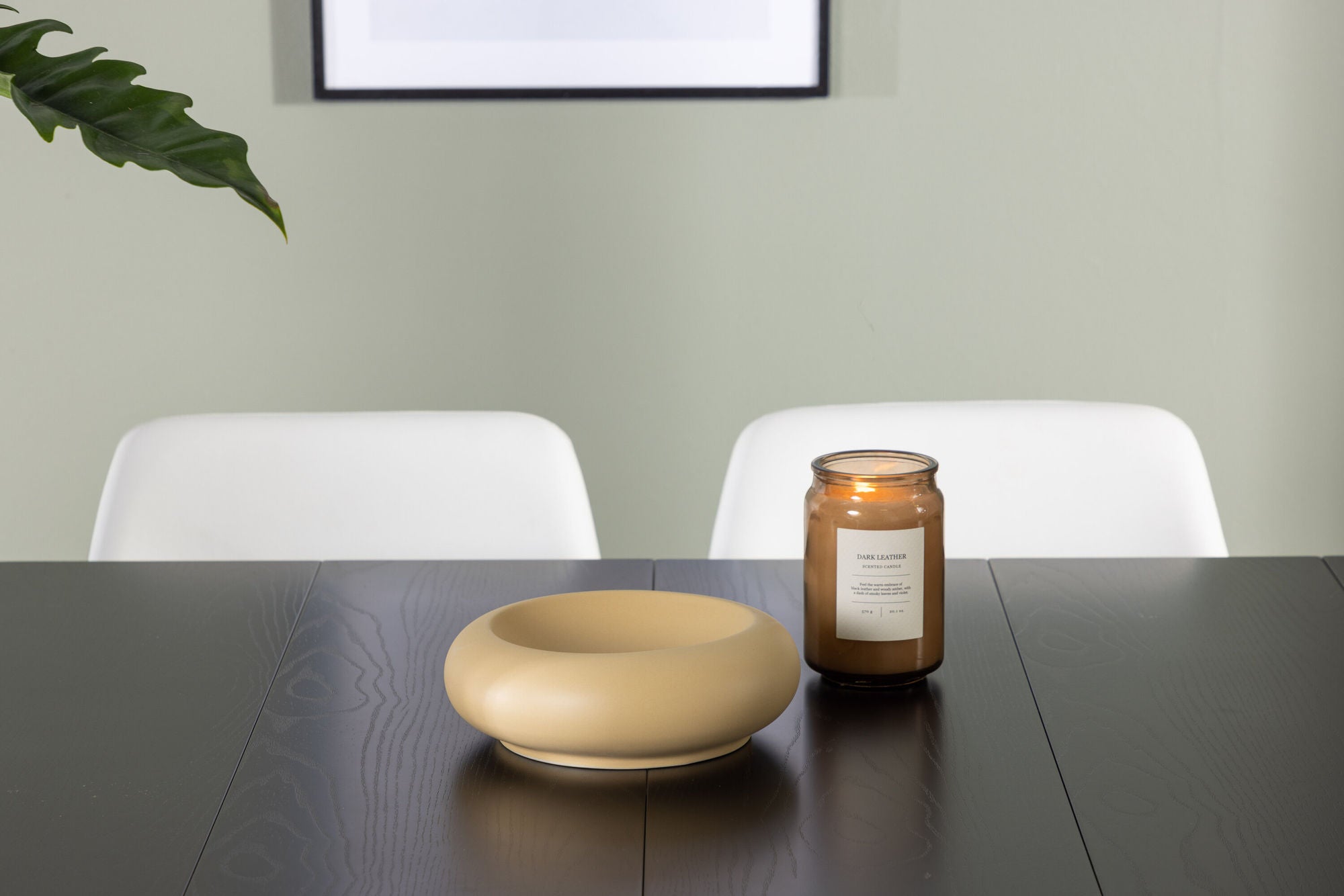 Venture Home Astrid spisebord 200*75 - Matte black / Matte black MDF with veneer +Night Spisebordsstol - Black / White PU _6