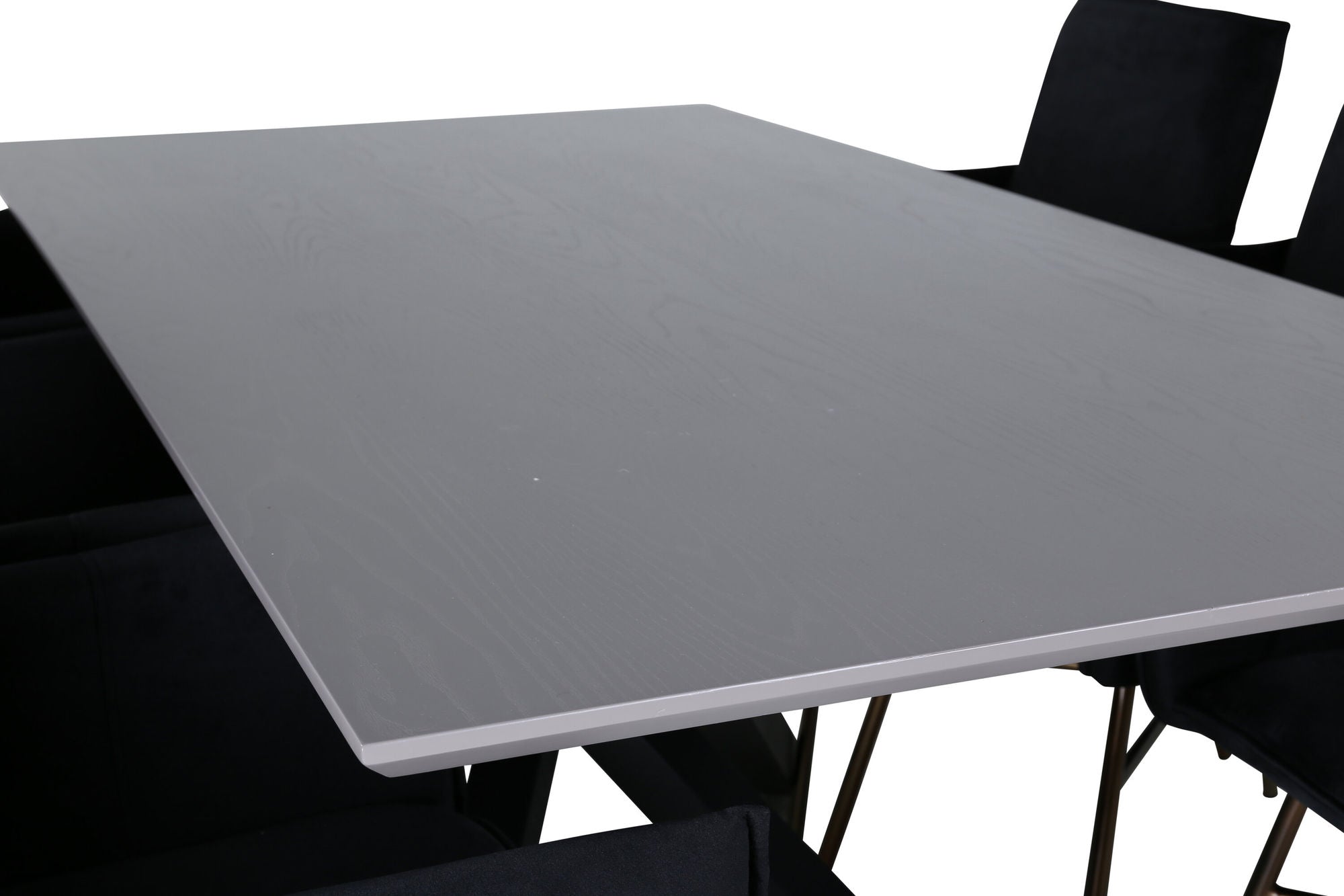Venture Home Piazza spisebord , Black Grey Veneer+Petra stol , Distressed Copper Black Velvet_6