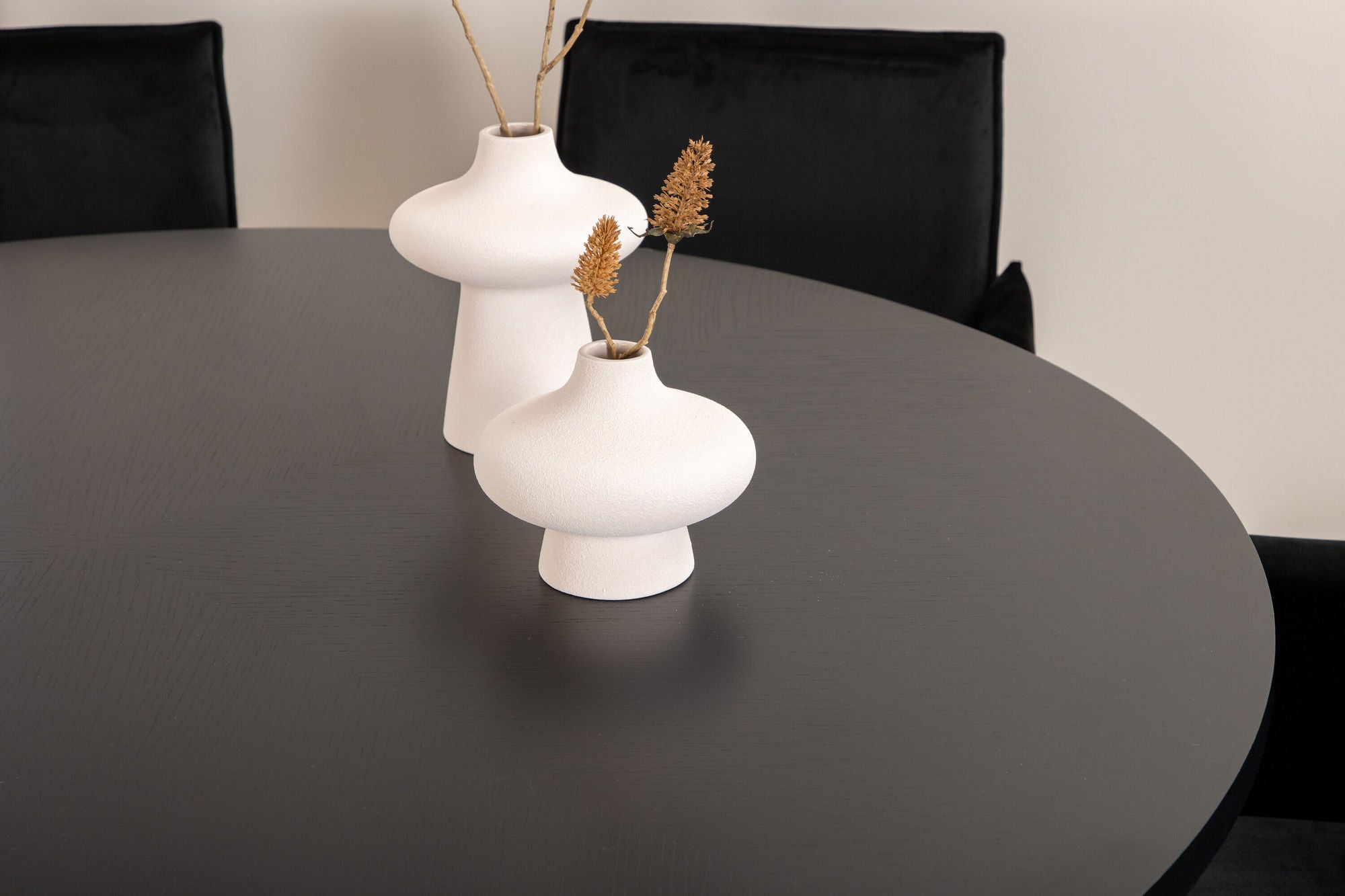 Venture Home Copenhagen - spisebord round - Black / Black+Petra stol - Distressed Copper / Black Velvet_6