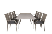 Venture Home Levels bord 160/240 - White/Grey - Anna stol - Grey 8