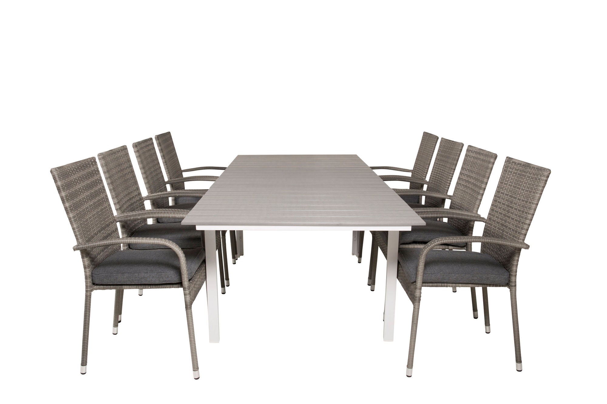 Venture Home Levels bord 160/240 - White/Grey - Anna stol - Grey 8