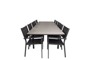 Venture Home Levels bord 229/310 - Black/Grey - Copacabana Stacking stol - Black/Black 10