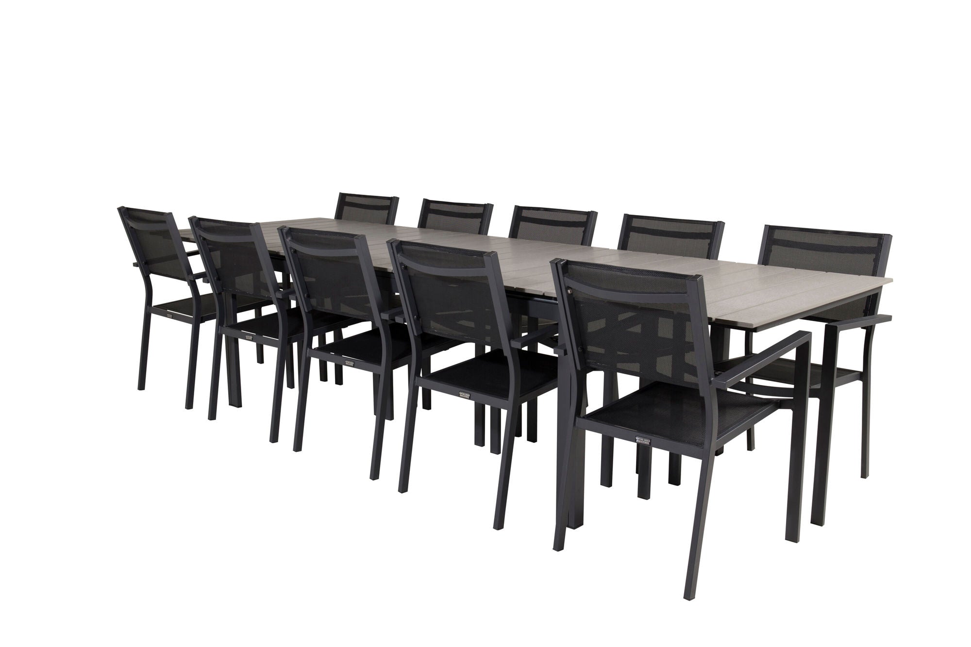 Venture Home Levels bord 229/310 - Black/Grey - Copacabana Stacking stol - Black/Black 10