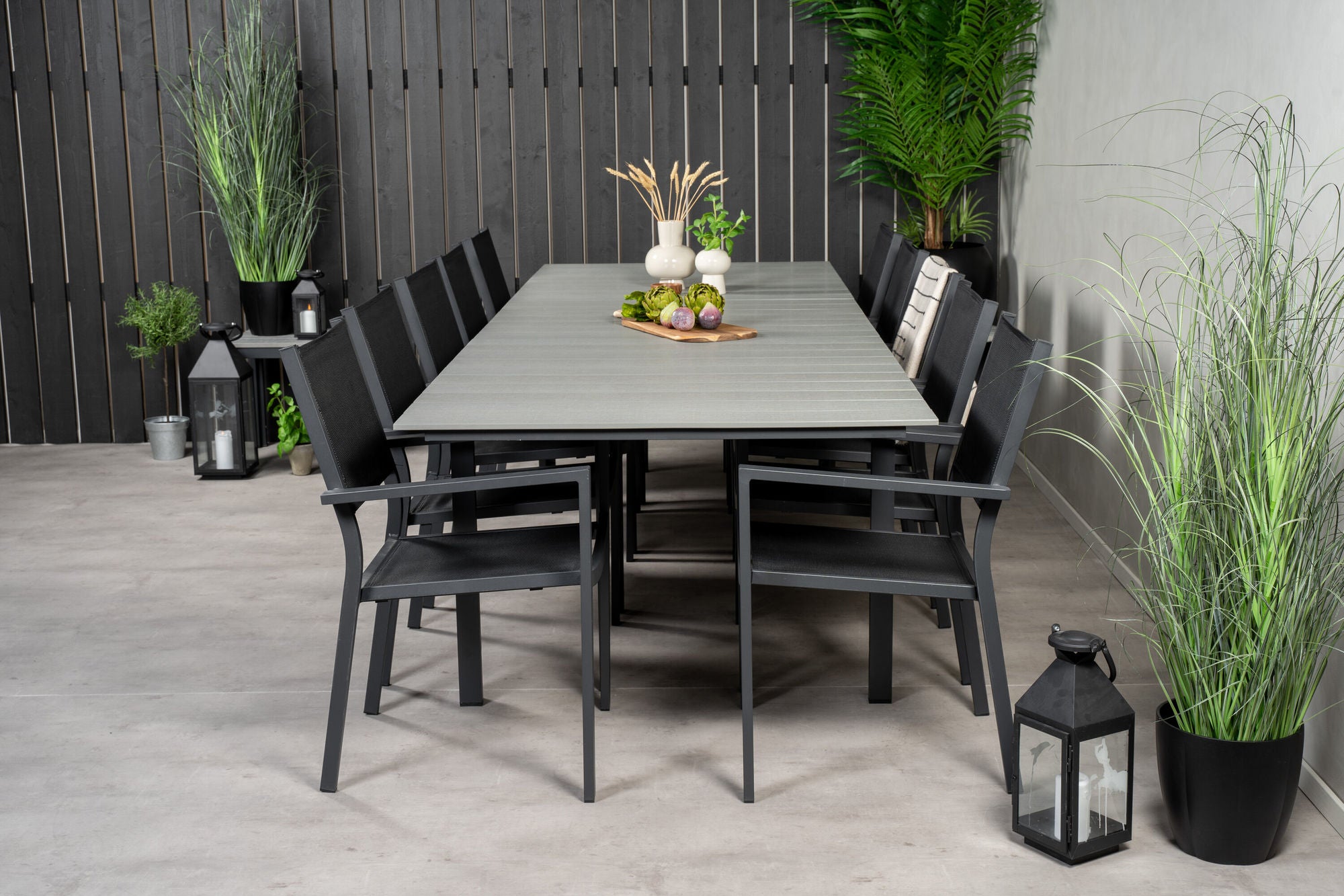 Venture Home Levels bord 229/310 - Black/Grey - Copacabana Stacking stol - Black/Black 10