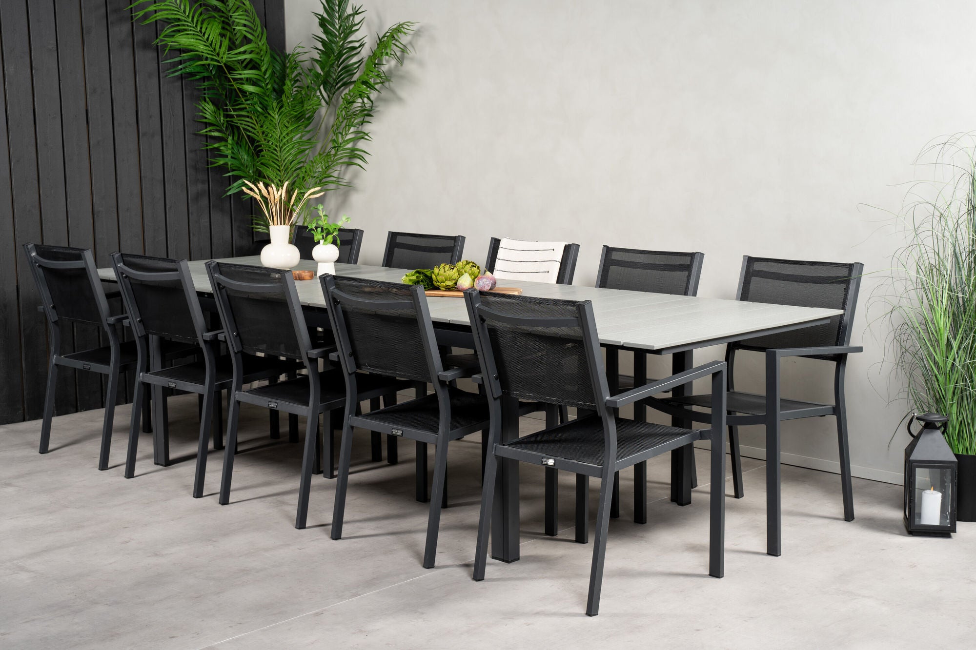 Venture Home Levels bord 229/310 - Black/Grey - Copacabana Stacking stol - Black/Black 10