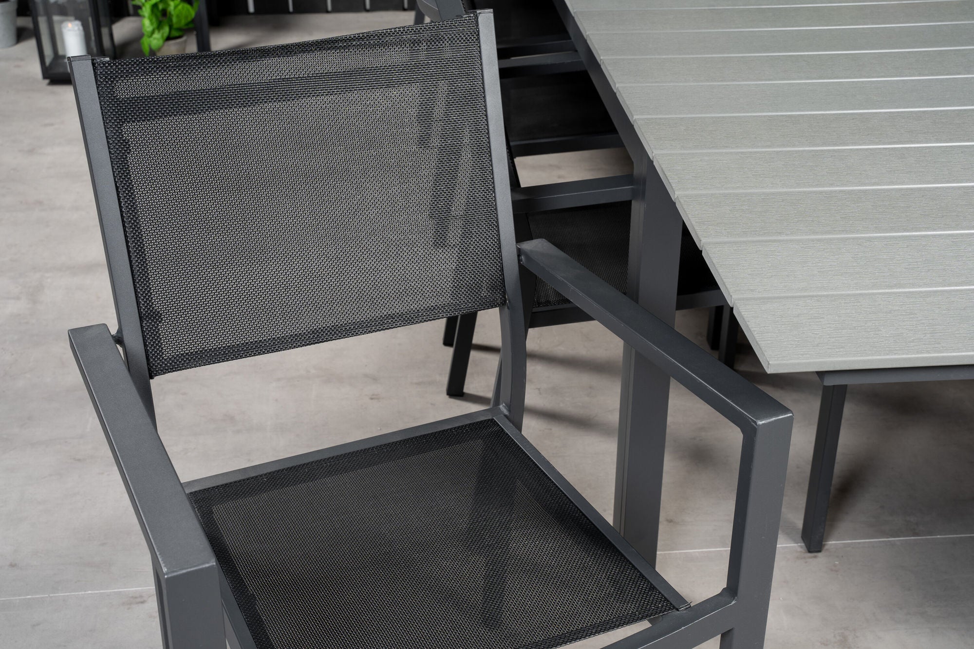 Venture Home Levels bord 229/310 - Black/Grey - Copacabana Stacking stol - Black/Black 10