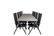 Venture Home Levels bord 229/310 - Black/Grey - Break 5:pos stol - Black/Black 10
