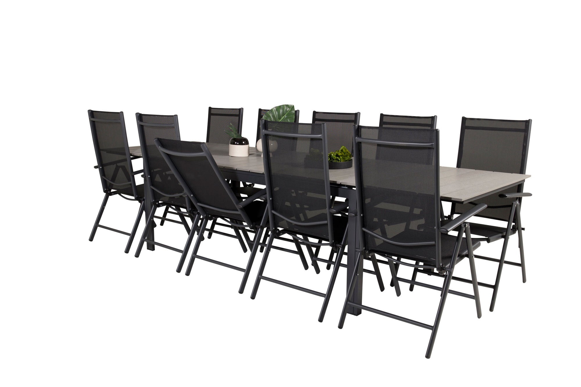 Venture Home Levels bord 229/310 - Black/Grey - Break 5:pos stol - Black/Black 10