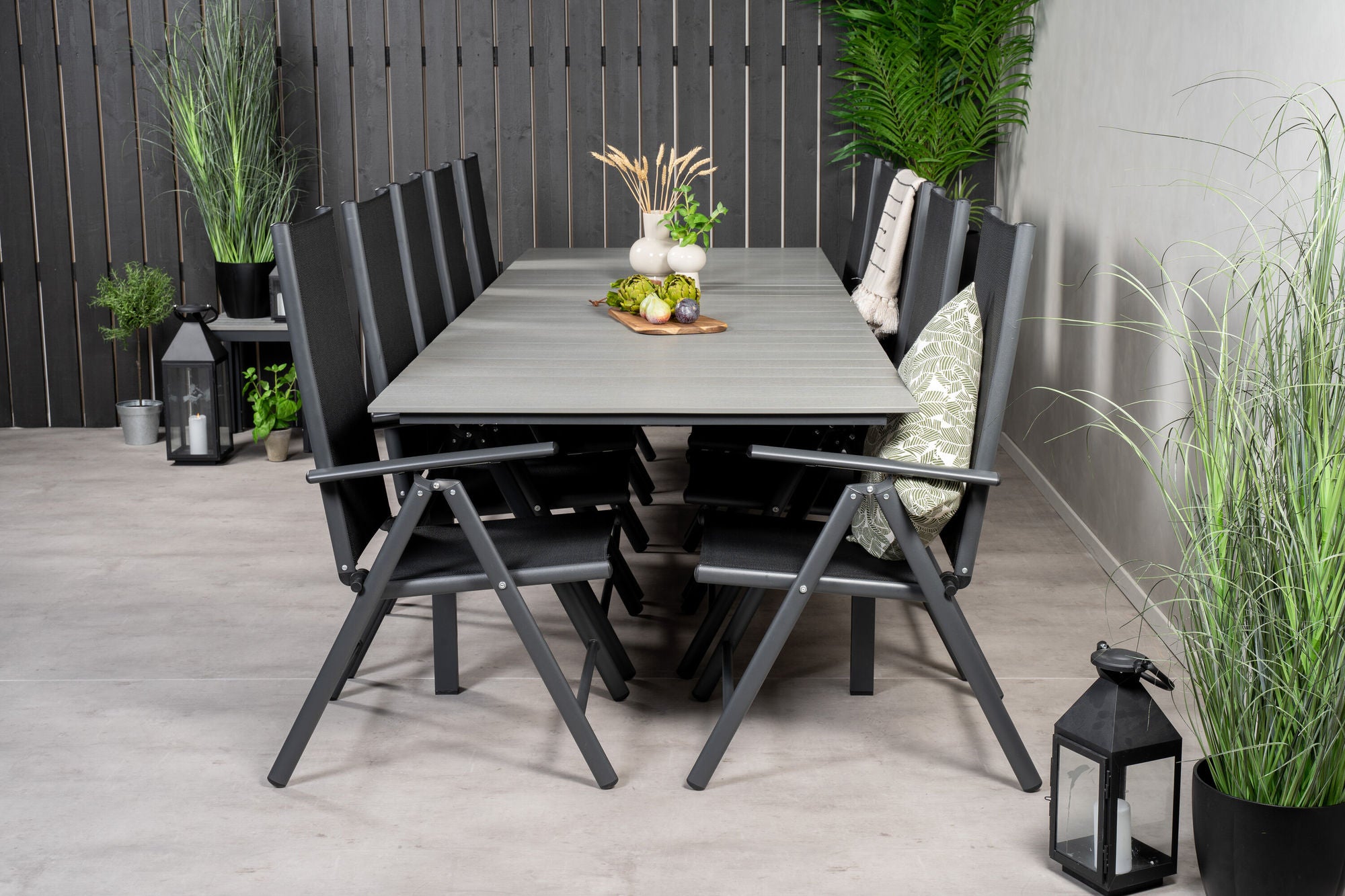 Venture Home Levels bord 229/310 - Black/Grey - Break 5:pos stol - Black/Black 10