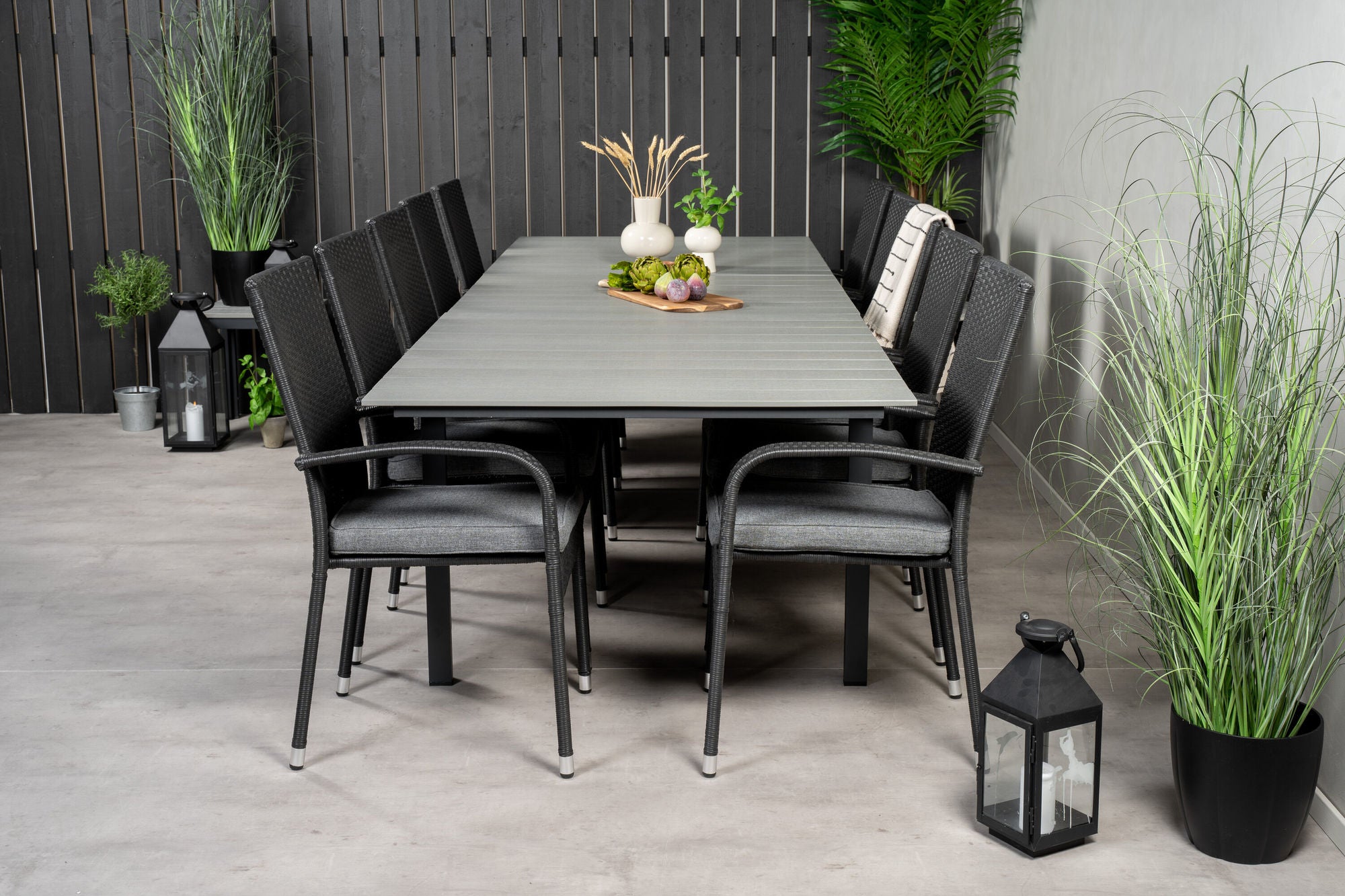Venture Home Levels bord 229/310 - Black/Grey - Anna stol - Black 10
