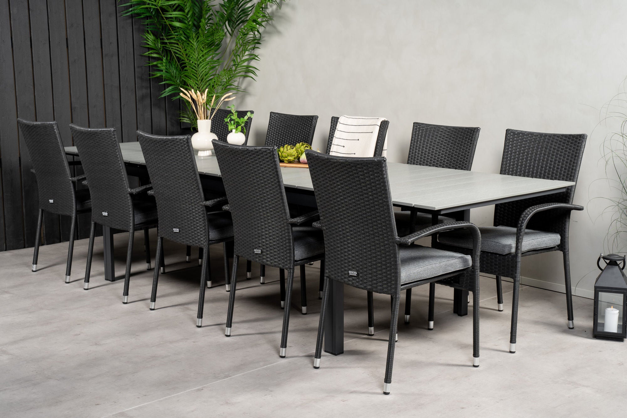 Venture Home Levels bord 229/310 - Black/Grey - Anna stol - Black 10