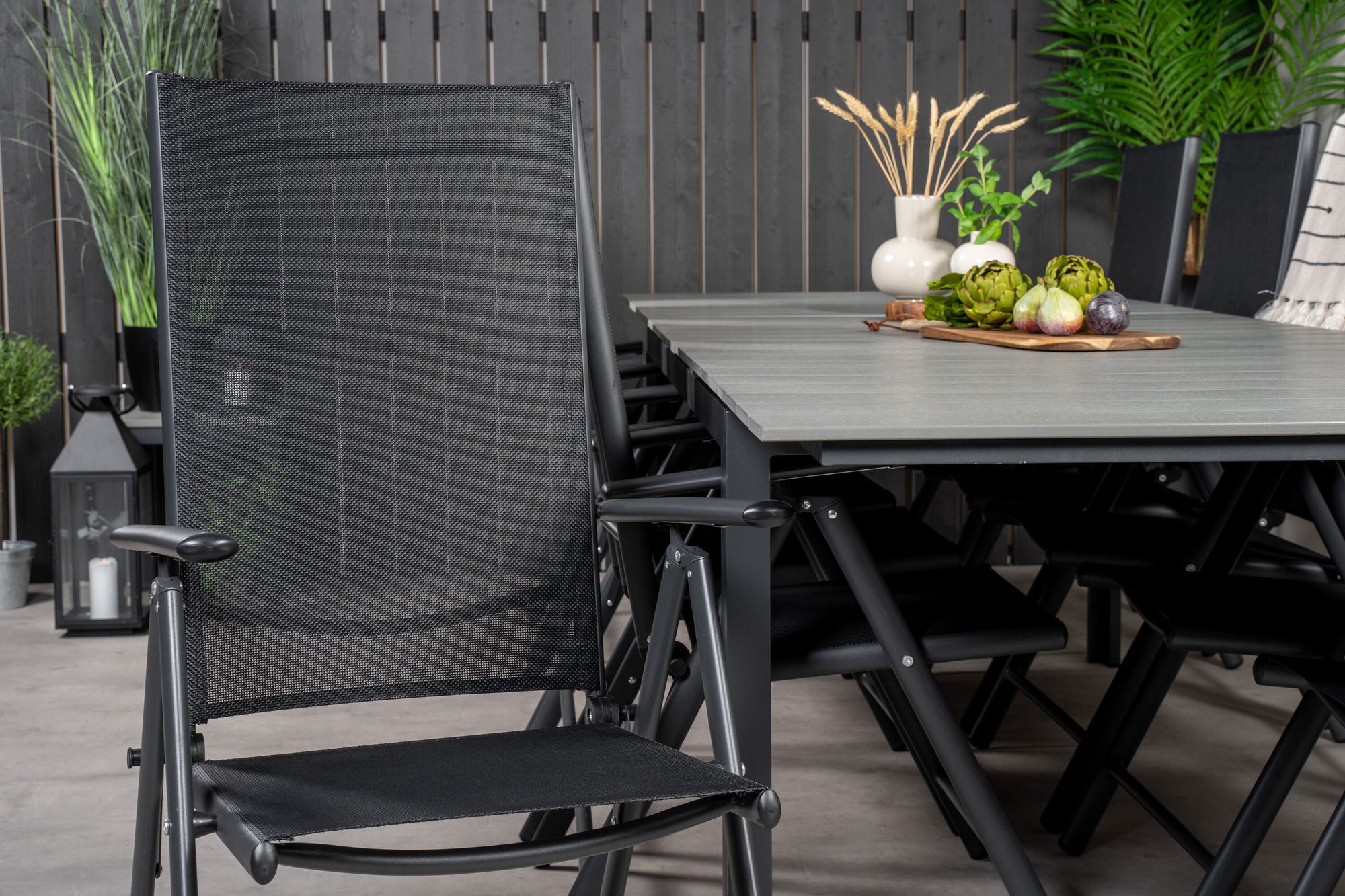 Venture Home Levels bord 229/310 - Black/Grey - Break 5:pos stol - Black/Black 10