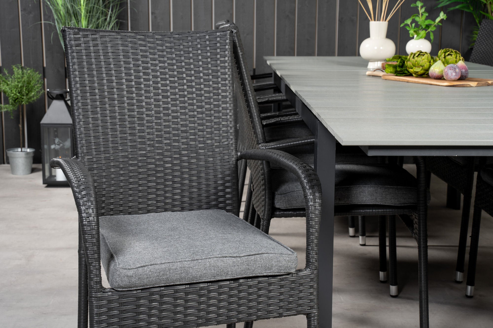 Venture Home Levels bord 229/310 - Black/Grey - Anna stol - Black 10