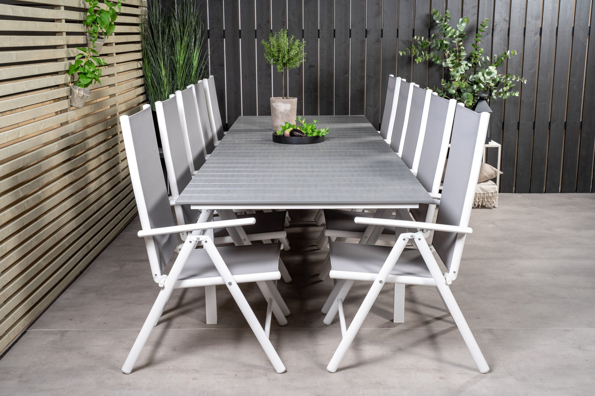 Venture Home Levels bord 229/310 - White/Grey - Break 5:pos stol - White/Grey 10