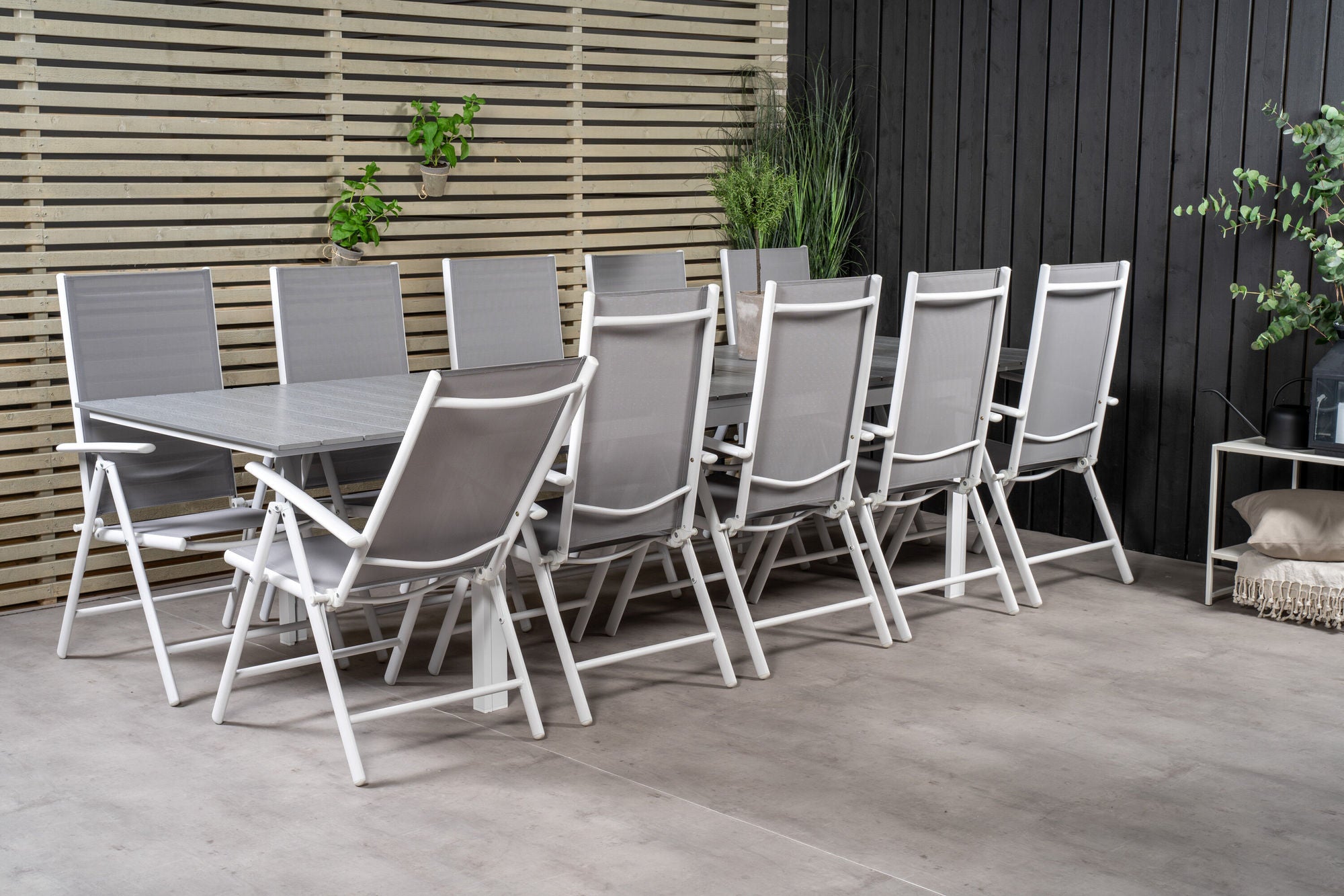 Venture Home Levels bord 229/310 - White/Grey - Break 5:pos stol - White/Grey 10