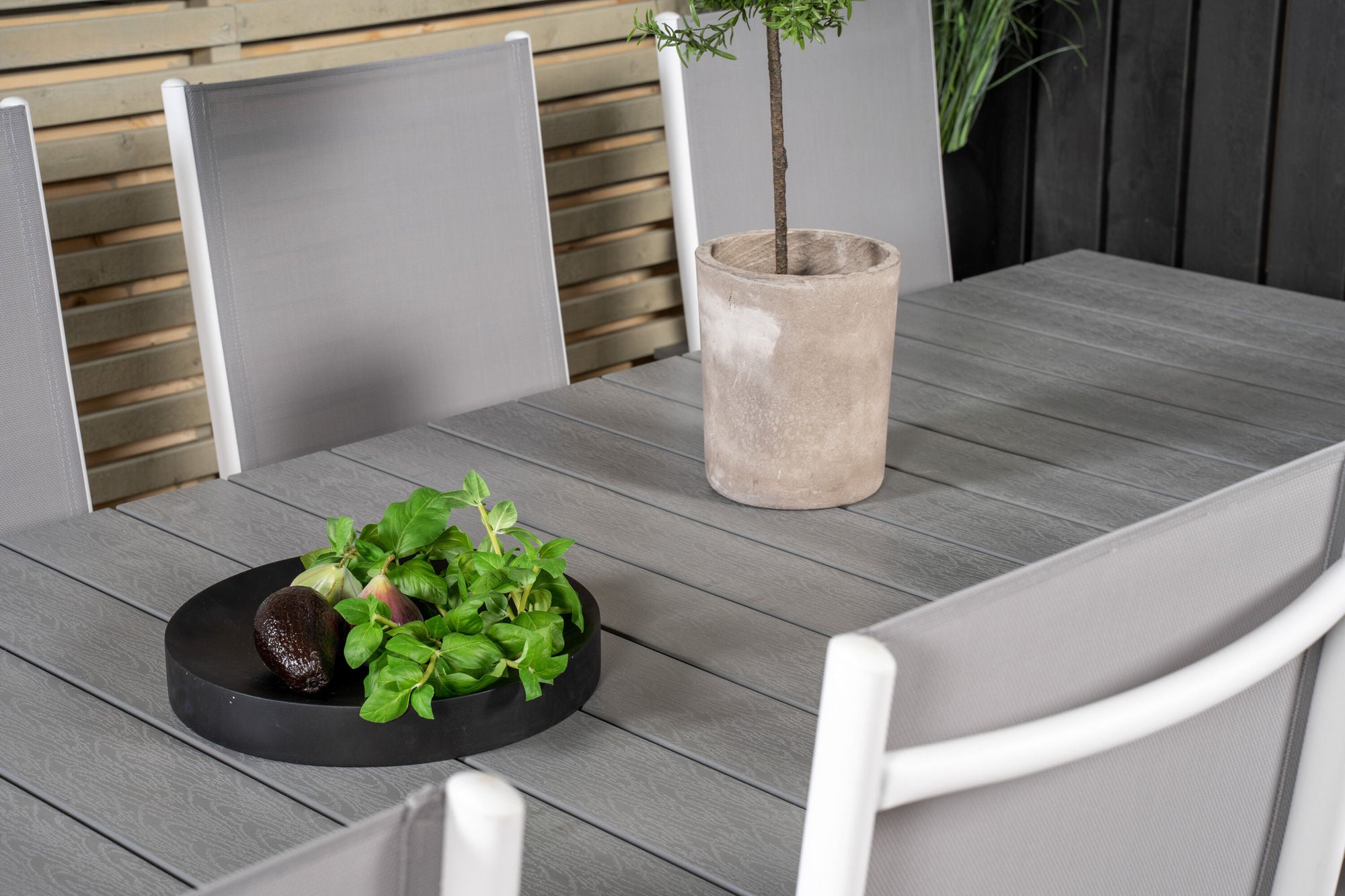 Venture Home Levels bord 229/310 - White/Grey - Break 5:pos stol - White/Grey 10