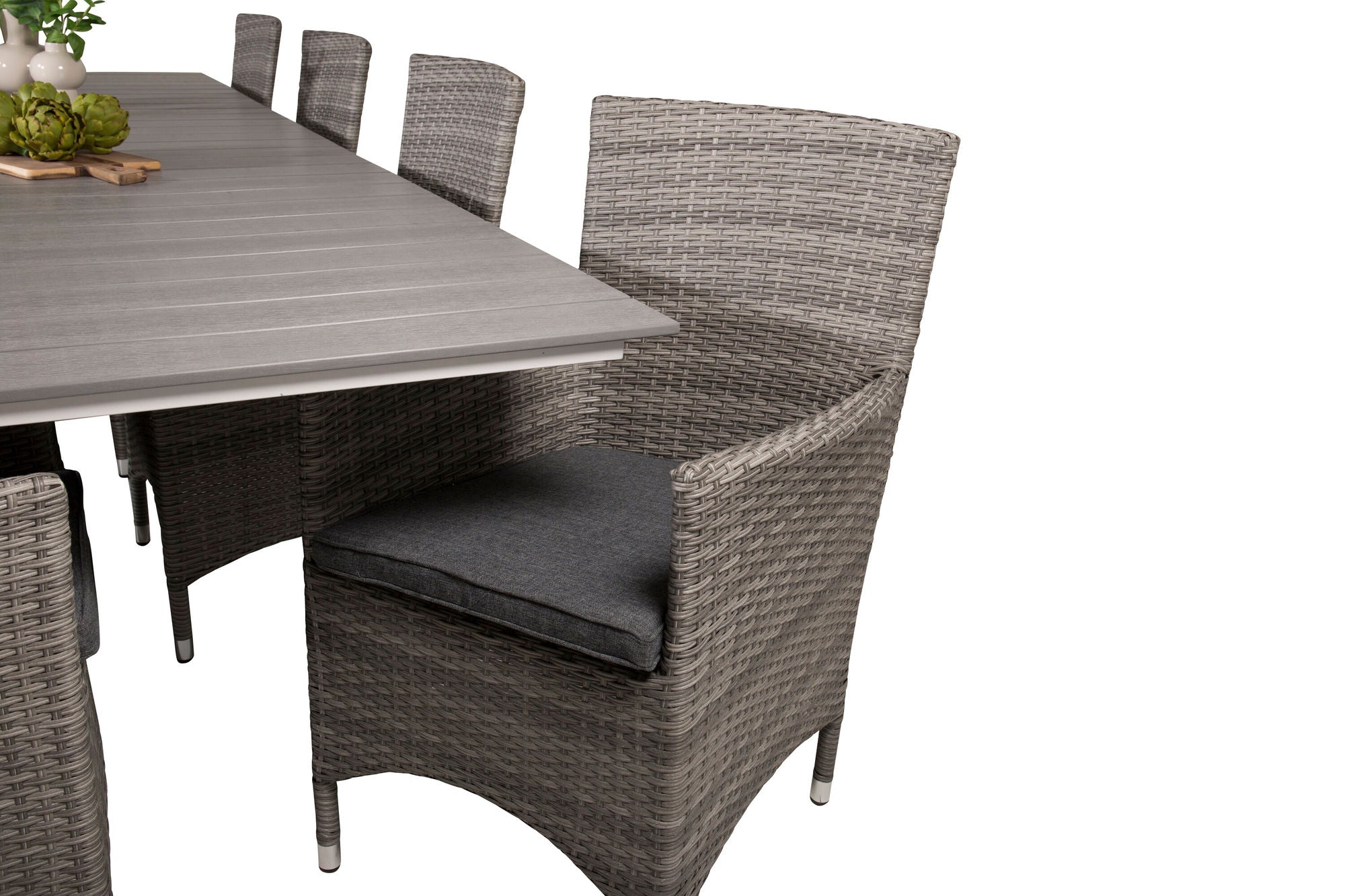Venture Home Levels bord 229/310 - White/Grey - Malin Armchair - Grey/Grey 8