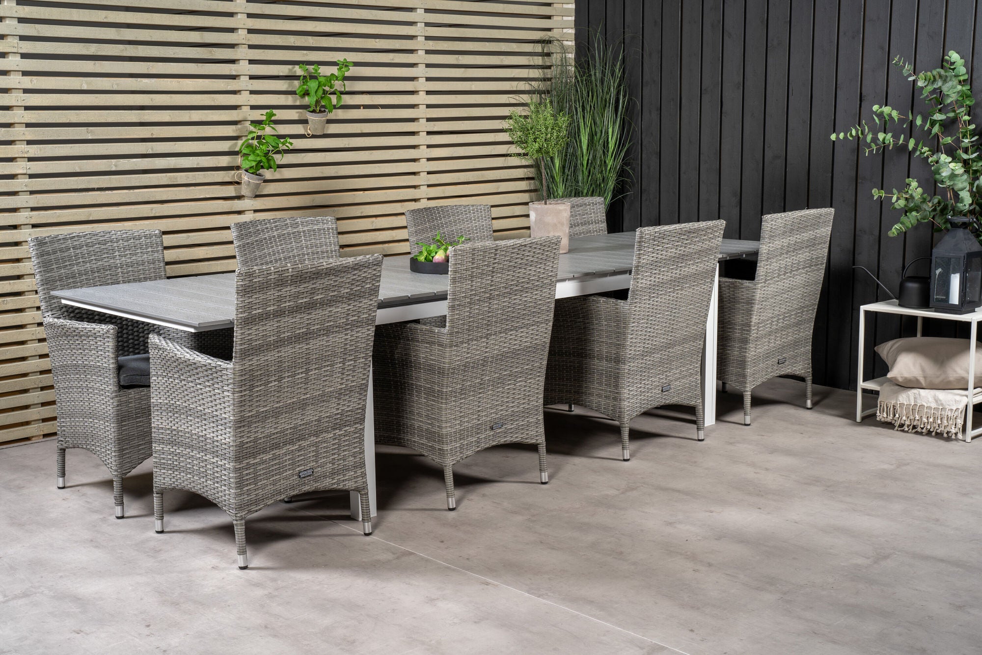 Venture Home Levels bord 229/310 - White/Grey - Malin Armchair - Grey/Grey 8