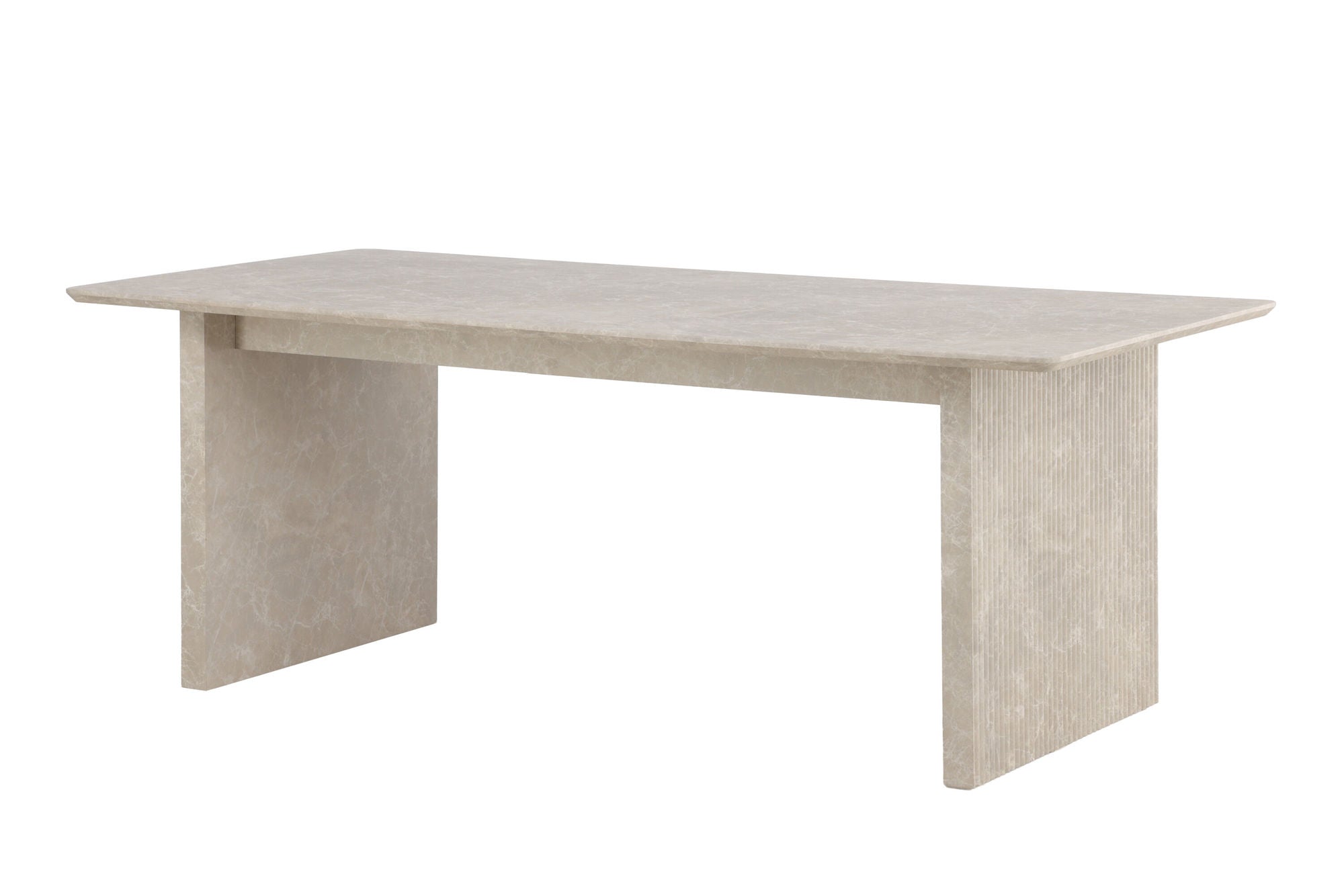 Venture Home Vail spisebord 100x200 cm - Beige Marblelook /
