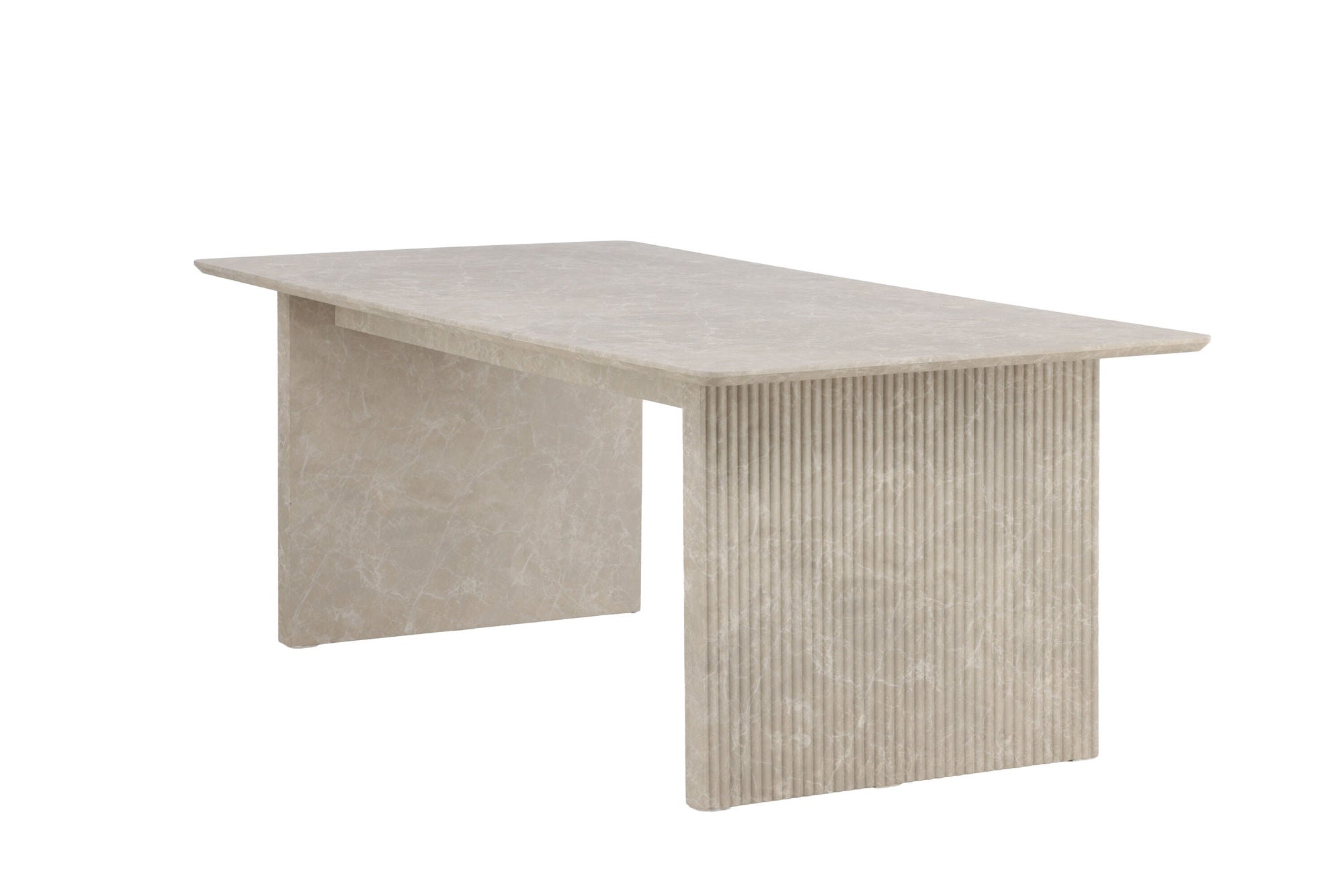Venture Home Vail spisebord 100x200 cm - Beige Marblelook /