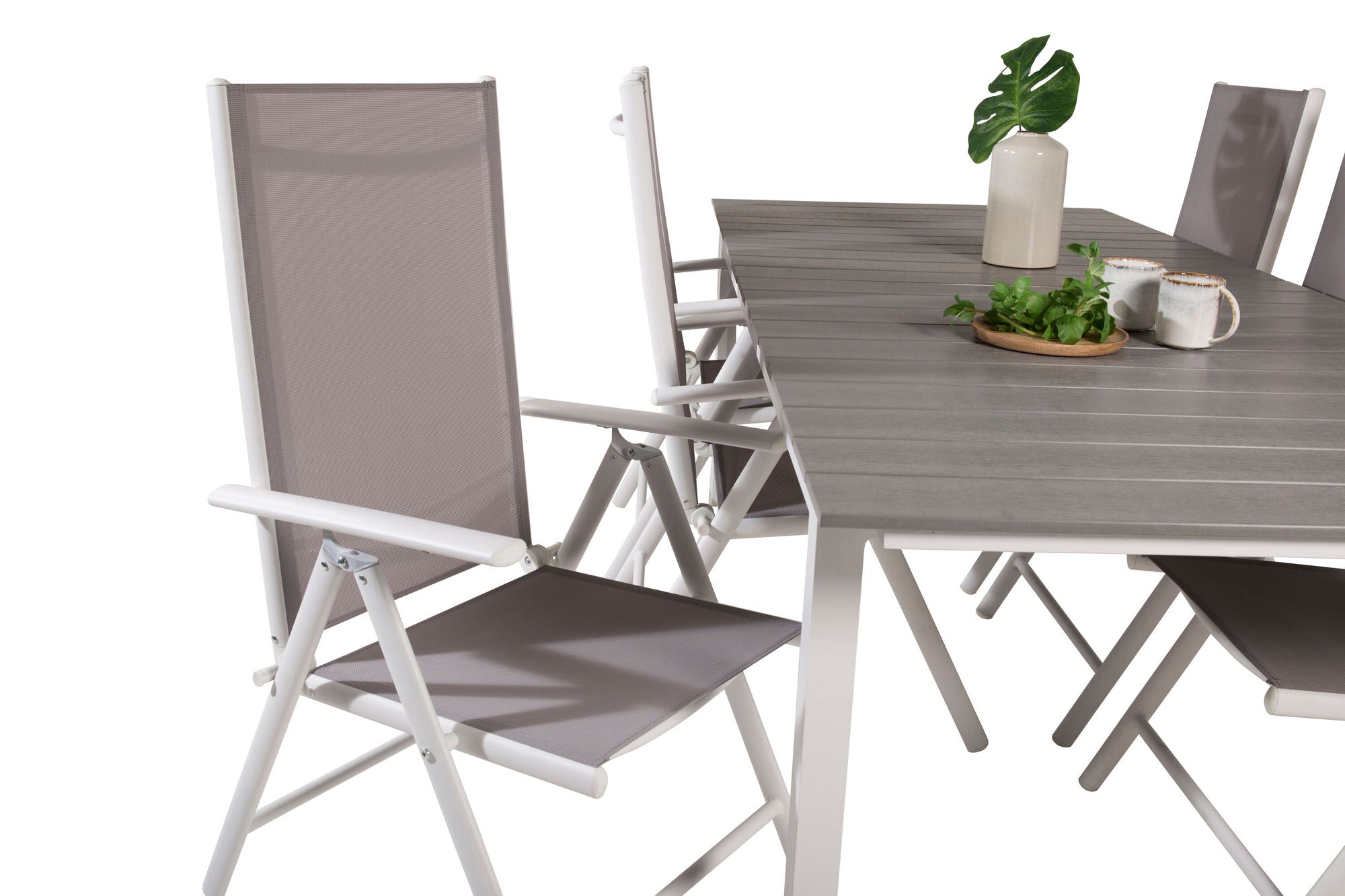 Venture Home Levels bord 229/310 - White/Grey - Break 5:pos stol - White/Grey 6