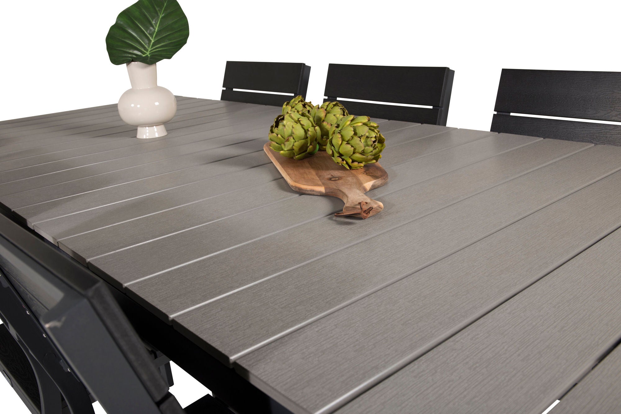 Venture Home Levels bord 229/310 - Black/Grey - Levels stol (stackable) - Black Alu / Black Aintwood 6