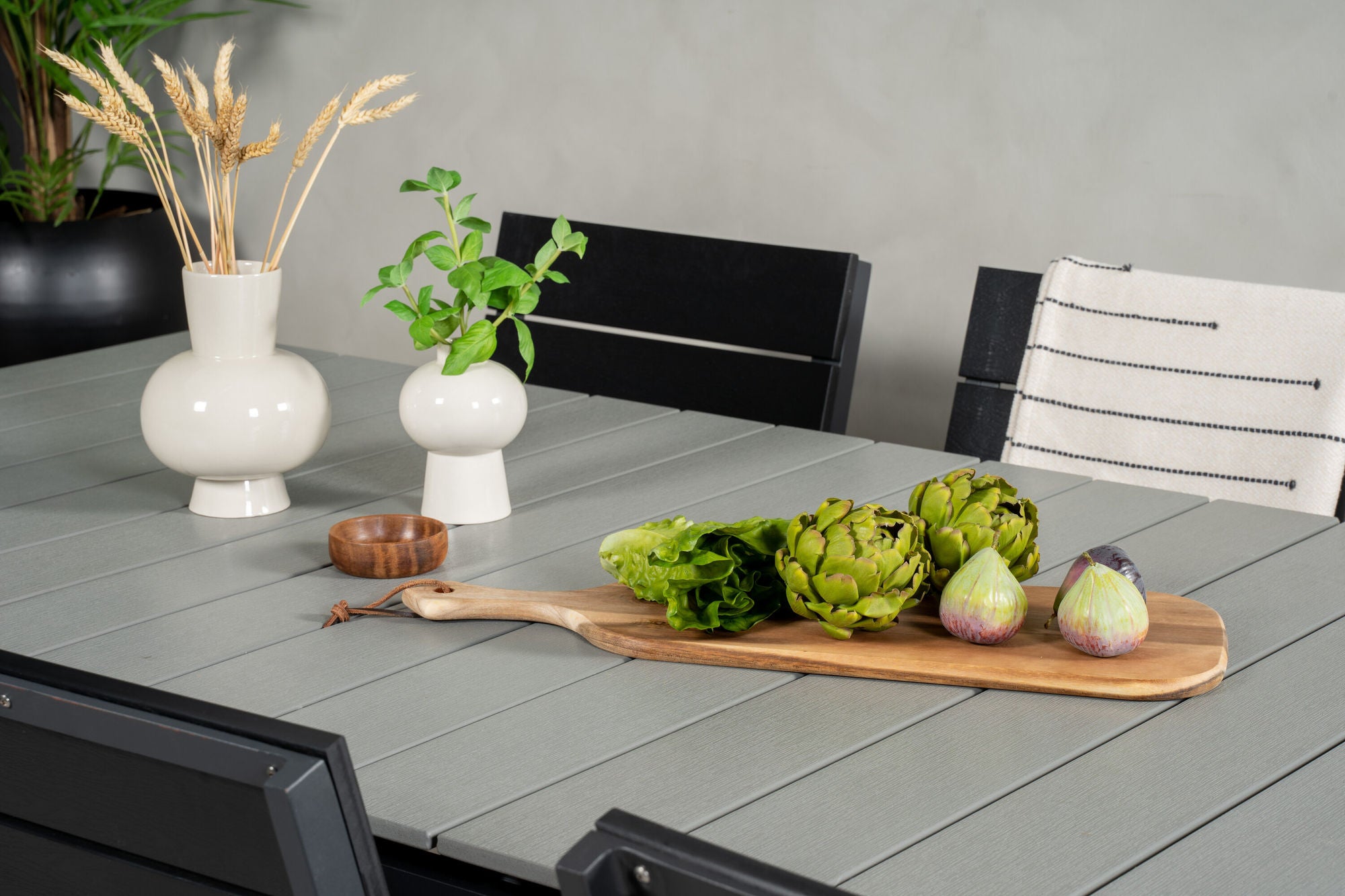 Venture Home Levels bord 229/310 - Black/Grey - Levels stol (stackable) - Black Alu / Black Aintwood 6