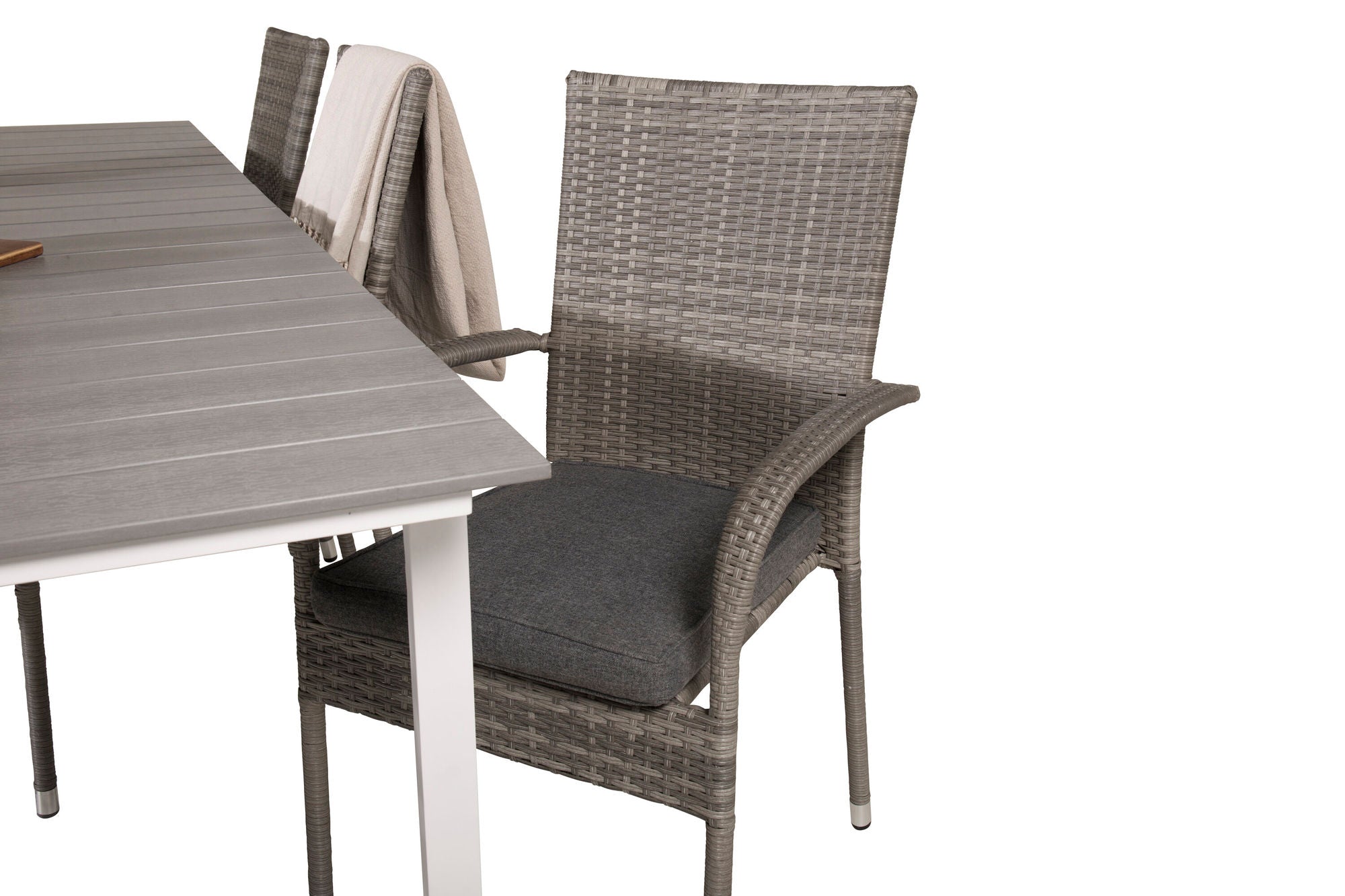 Venture Home Levels bord 229/310 - White/Grey - Anna stol - Grey 6