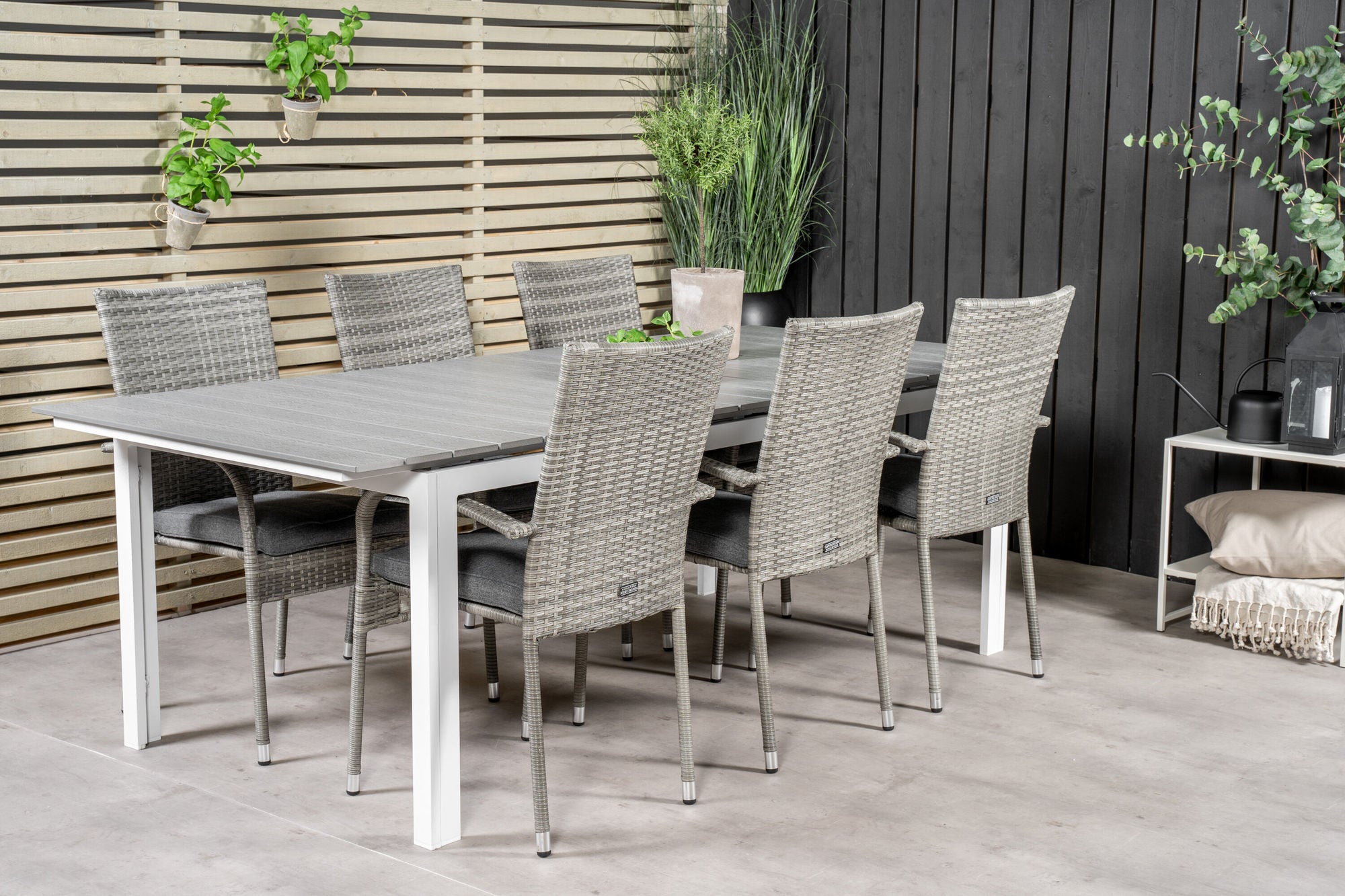 Venture Home Levels bord 229/310 - White/Grey - Anna stol - Grey 6