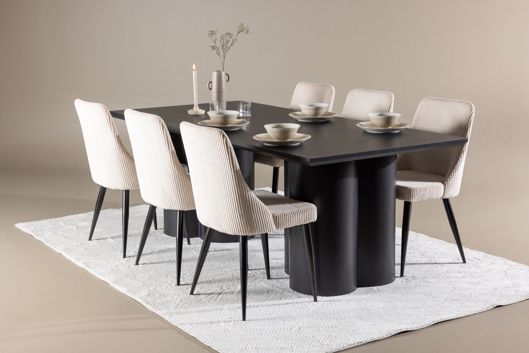 Venture Home Olivia spisebord with Leone Spisebordsstol