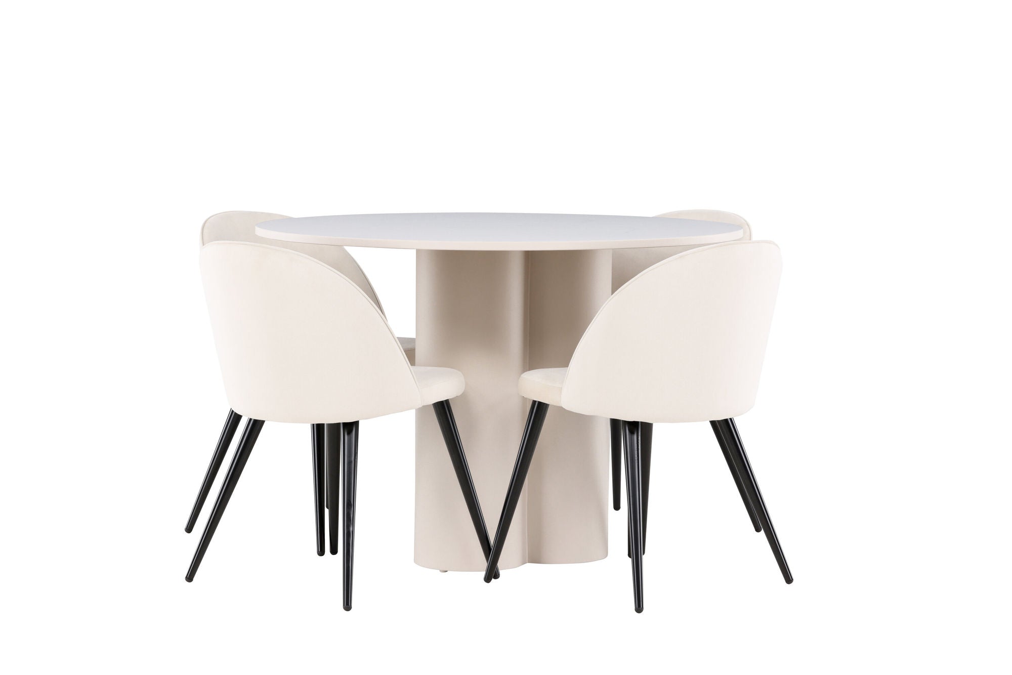 Venture Home Olivia spisebord with Velvet Spisebordsstol