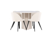 Venture Home Olivia spisebord with Velvet Spisebordsstol