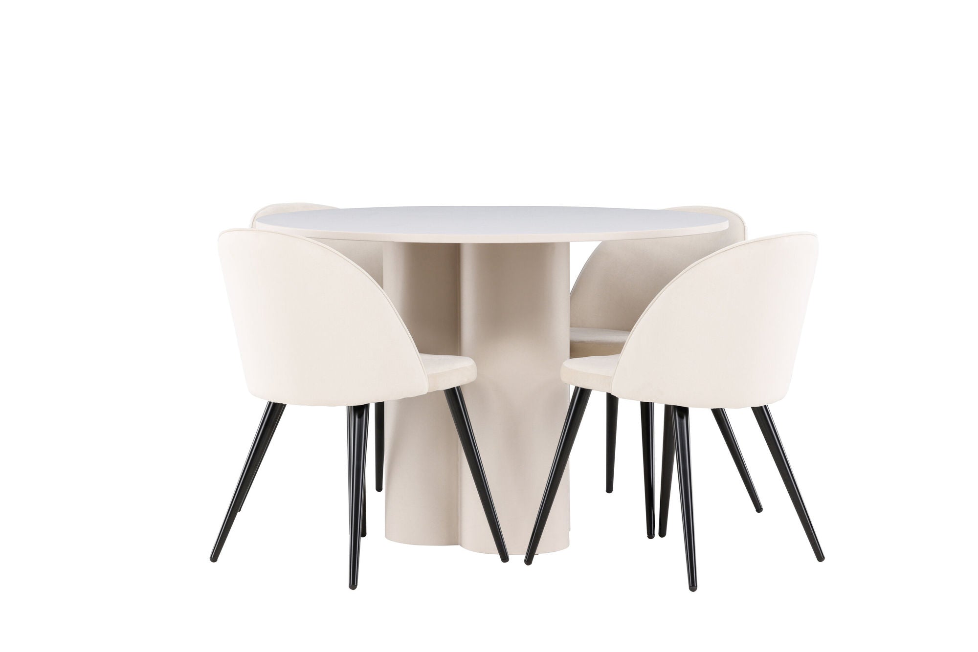 Venture Home Olivia spisebord with Velvet Spisebordsstol