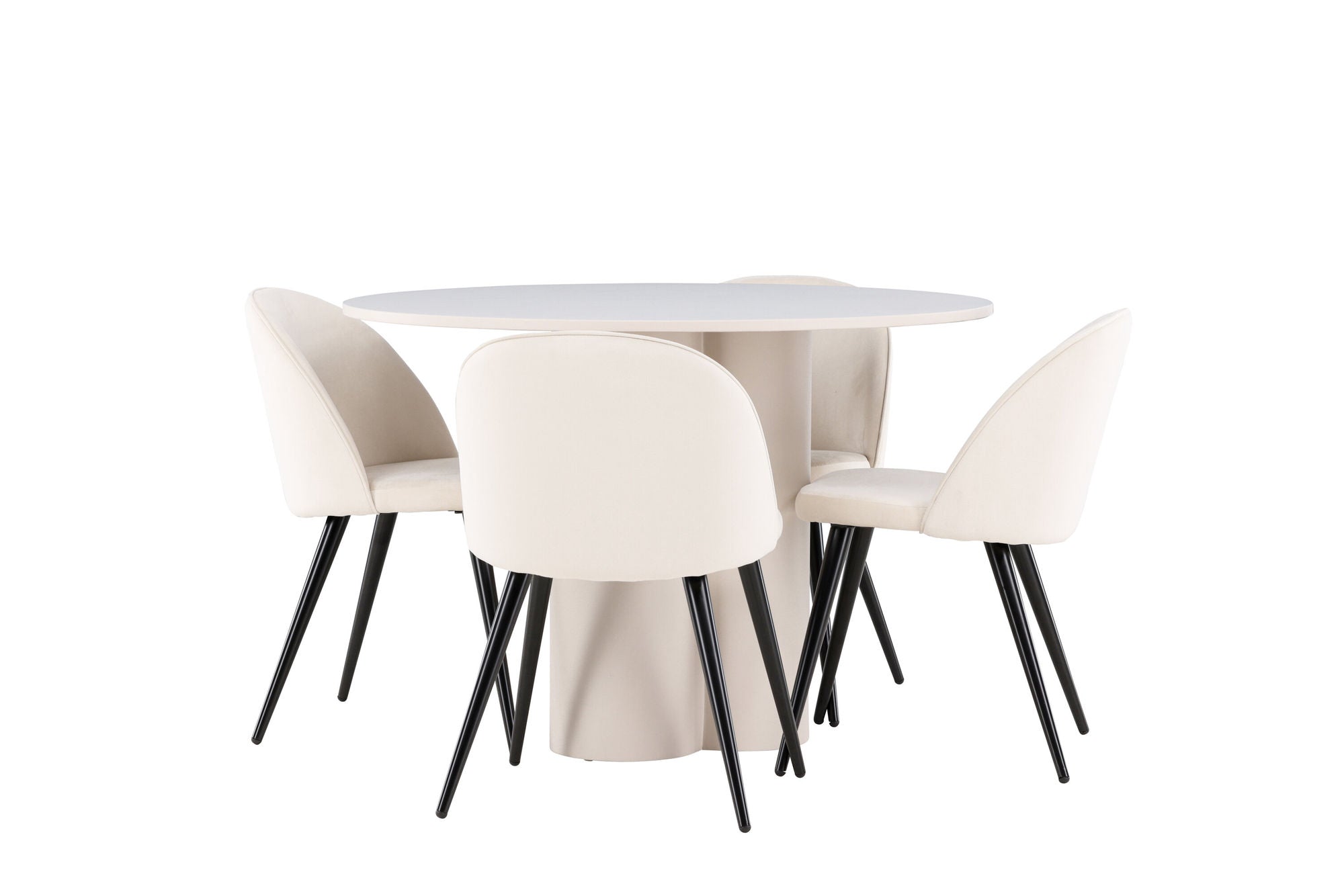 Venture Home Olivia spisebord with Velvet Spisebordsstol