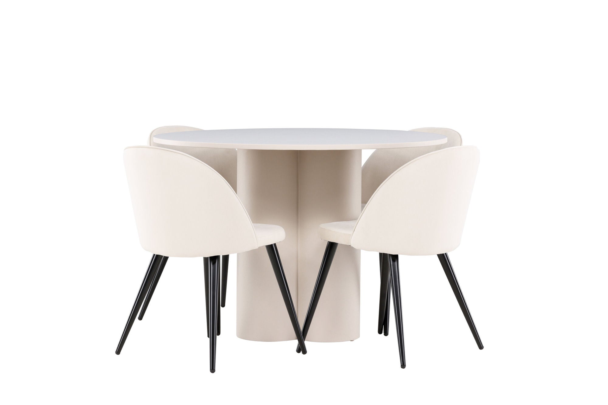 Venture Home Olivia spisebord with Velvet Spisebordsstol